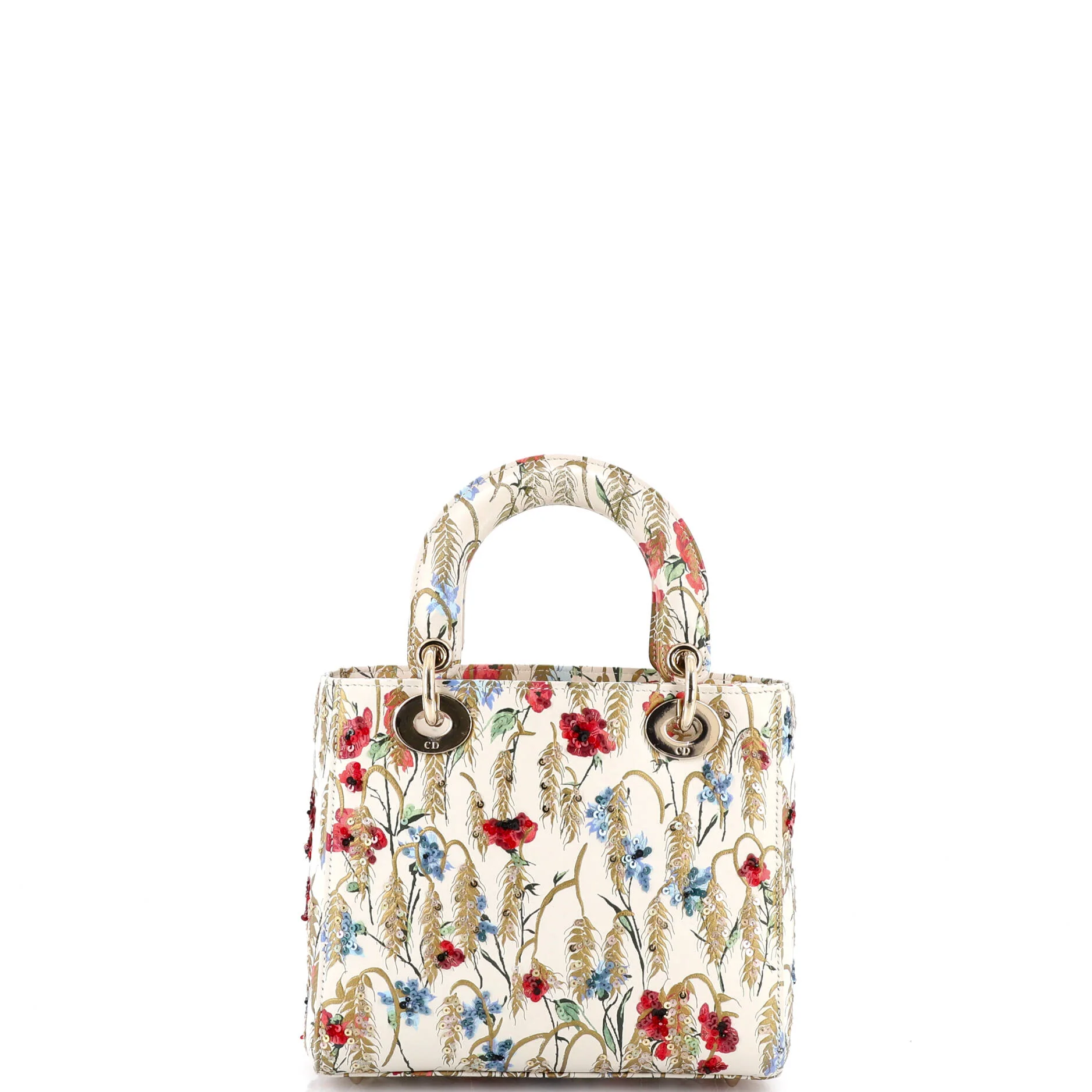 My ABCDior Lady Dior Bag Embroidered Printed Leather - Image 3