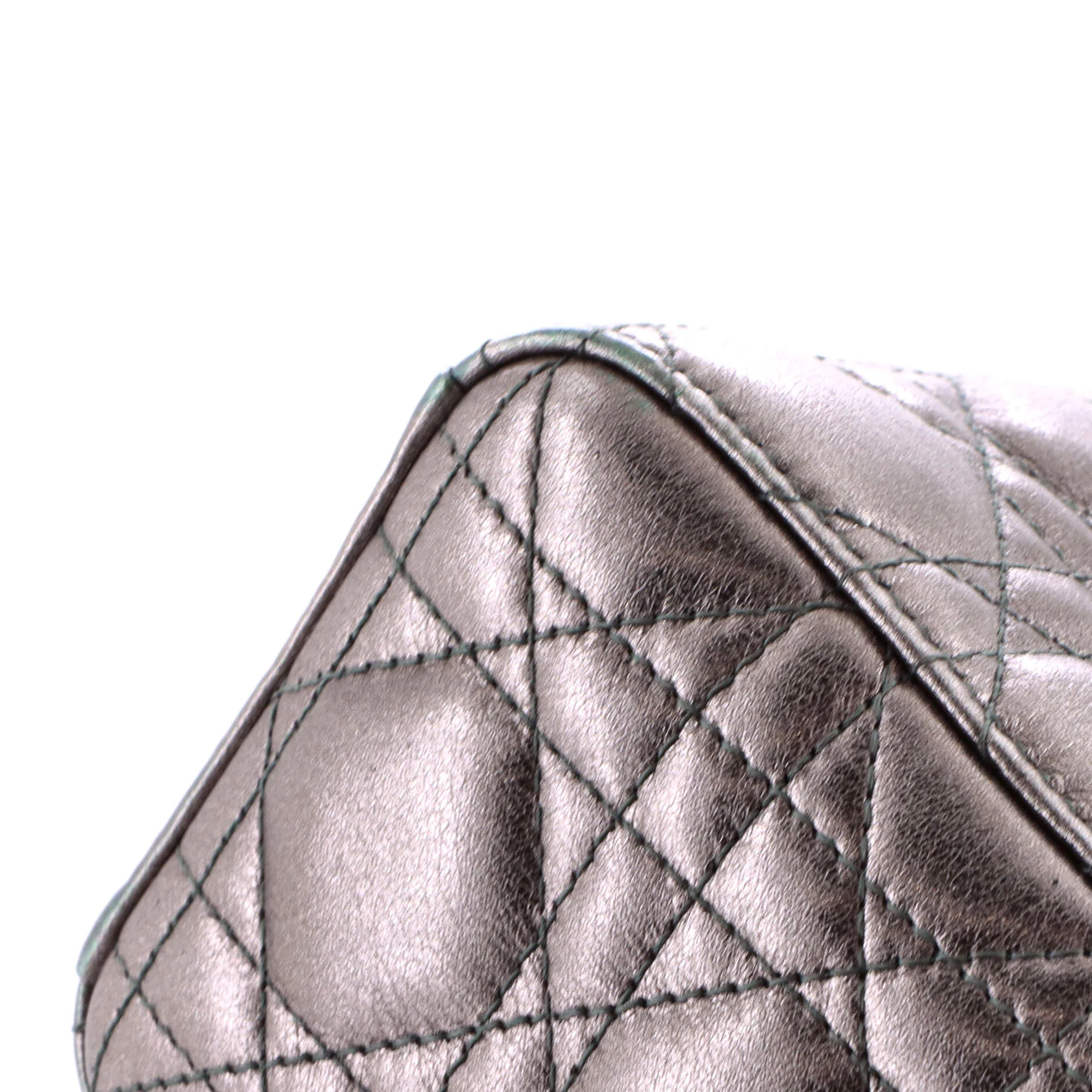My ABCDior Lady Dior Bag Metallic Cannage Quilt Leather - Image 6