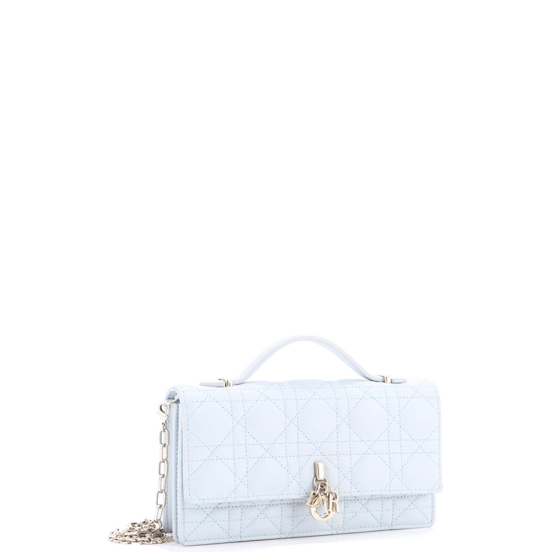 My Dior Top Handle Flap Bag Cannage Quilt Lambskin Mini - Image 2