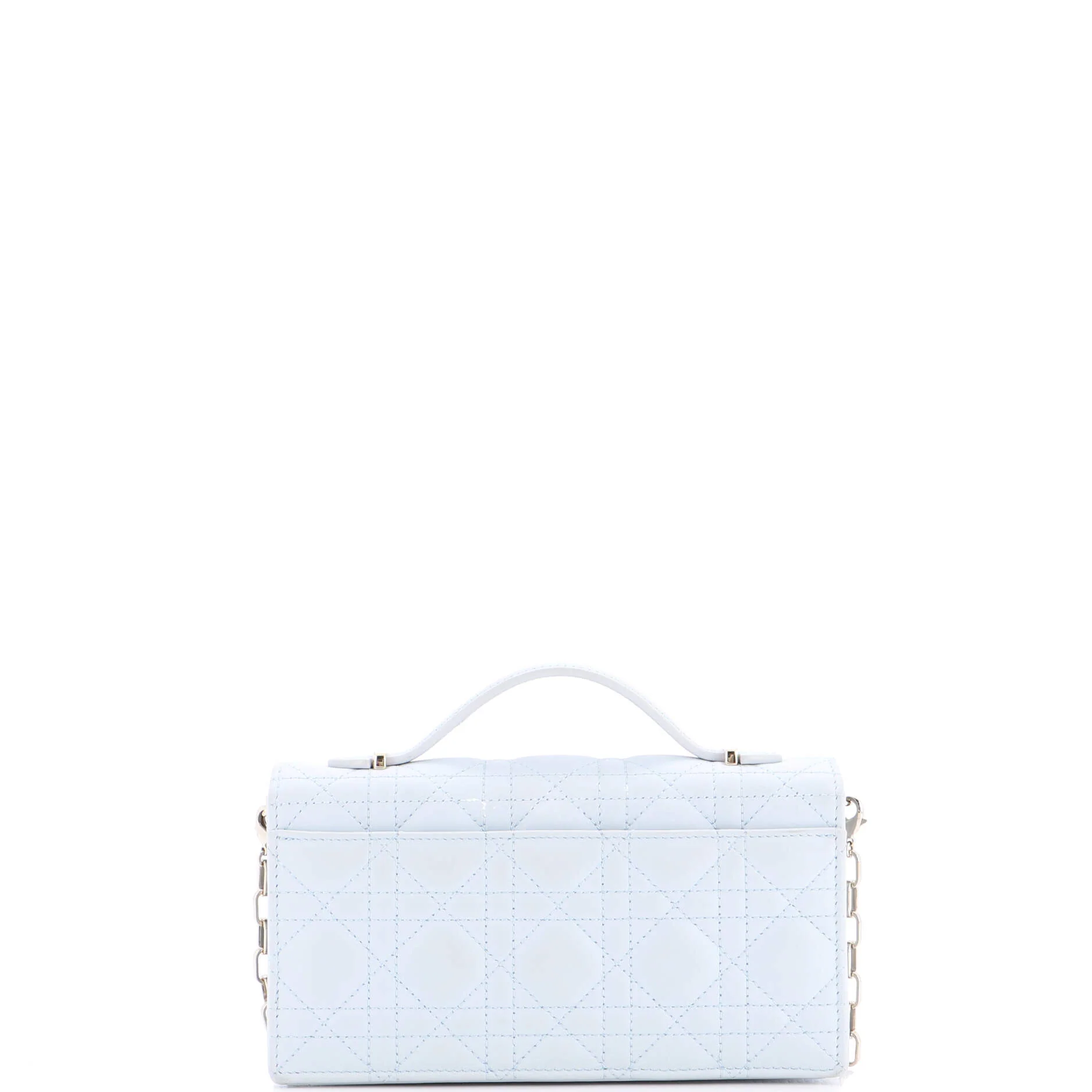 My Dior Top Handle Flap Bag Cannage Quilt Lambskin Mini - Image 3
