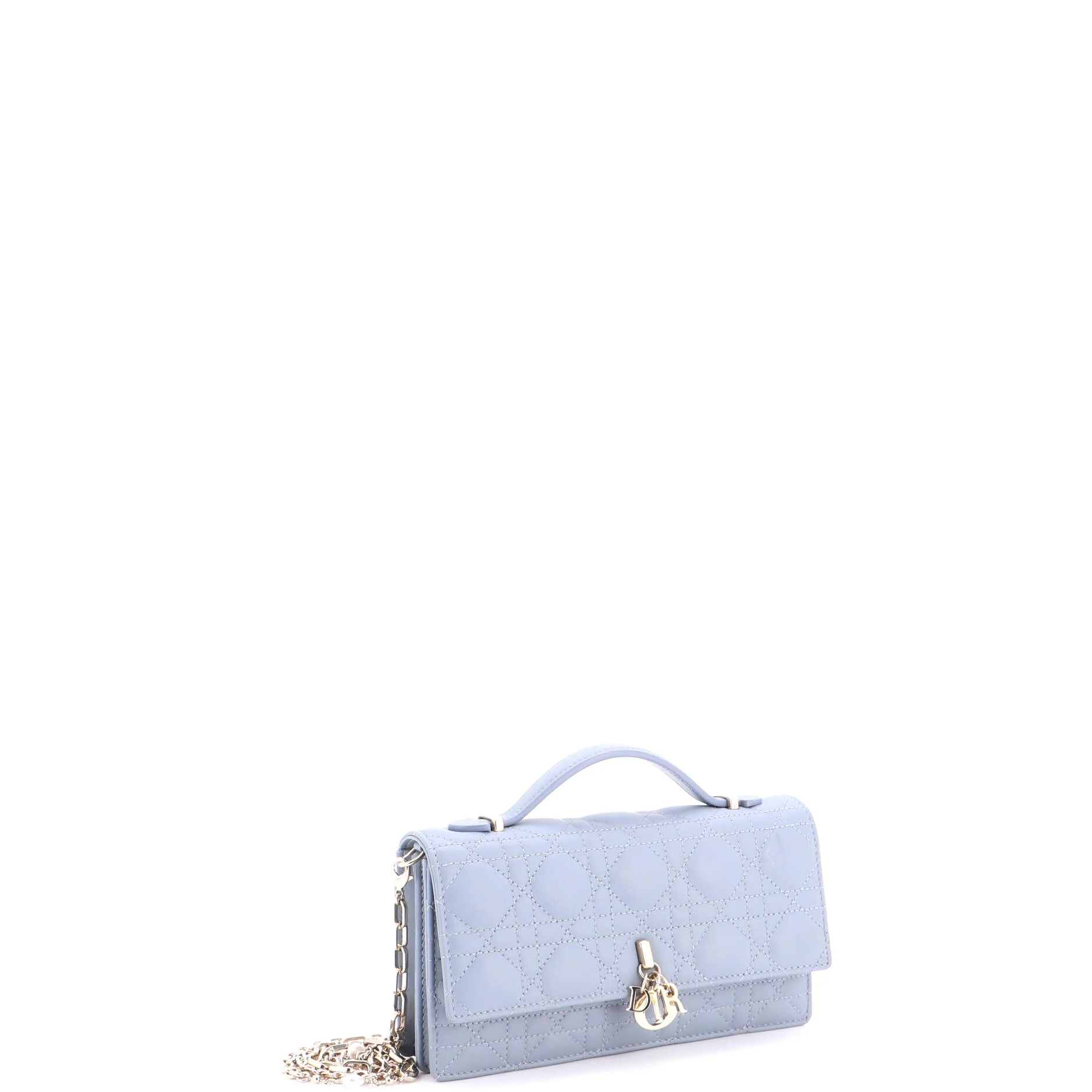 My Dior Top Handle Flap Bag Cannage Quilt Lambskin Mini - Image 2