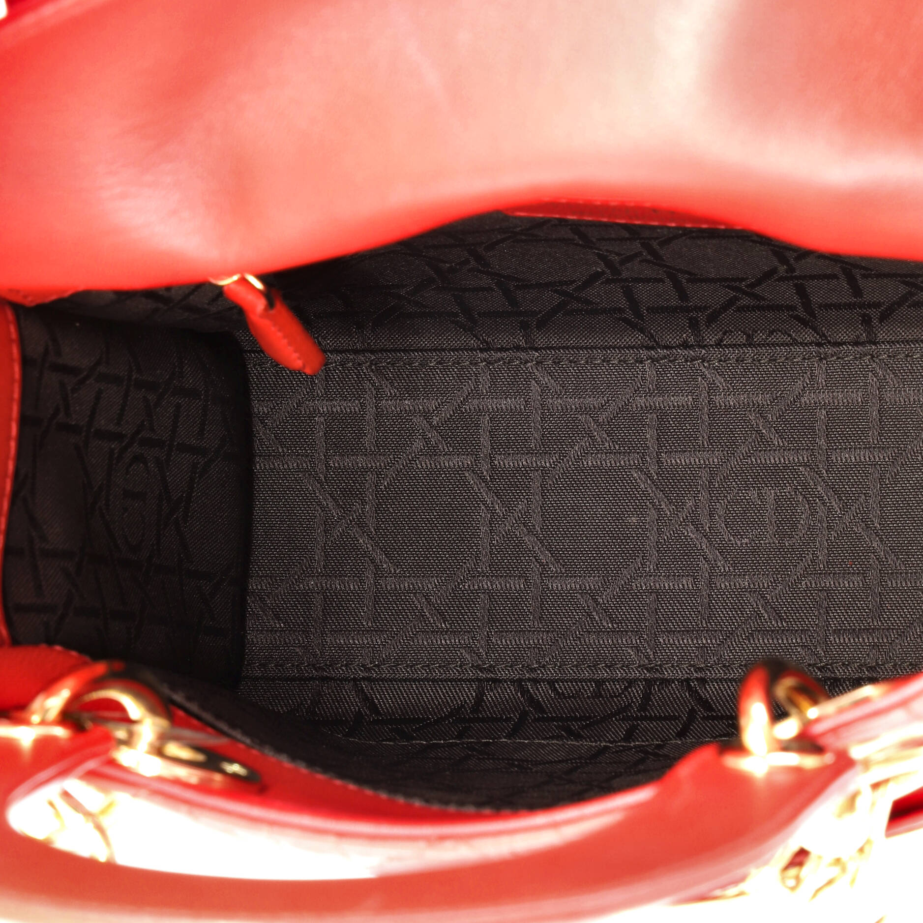 My Lady Dior Bag Cannage Quilt Lambskin - Image 5