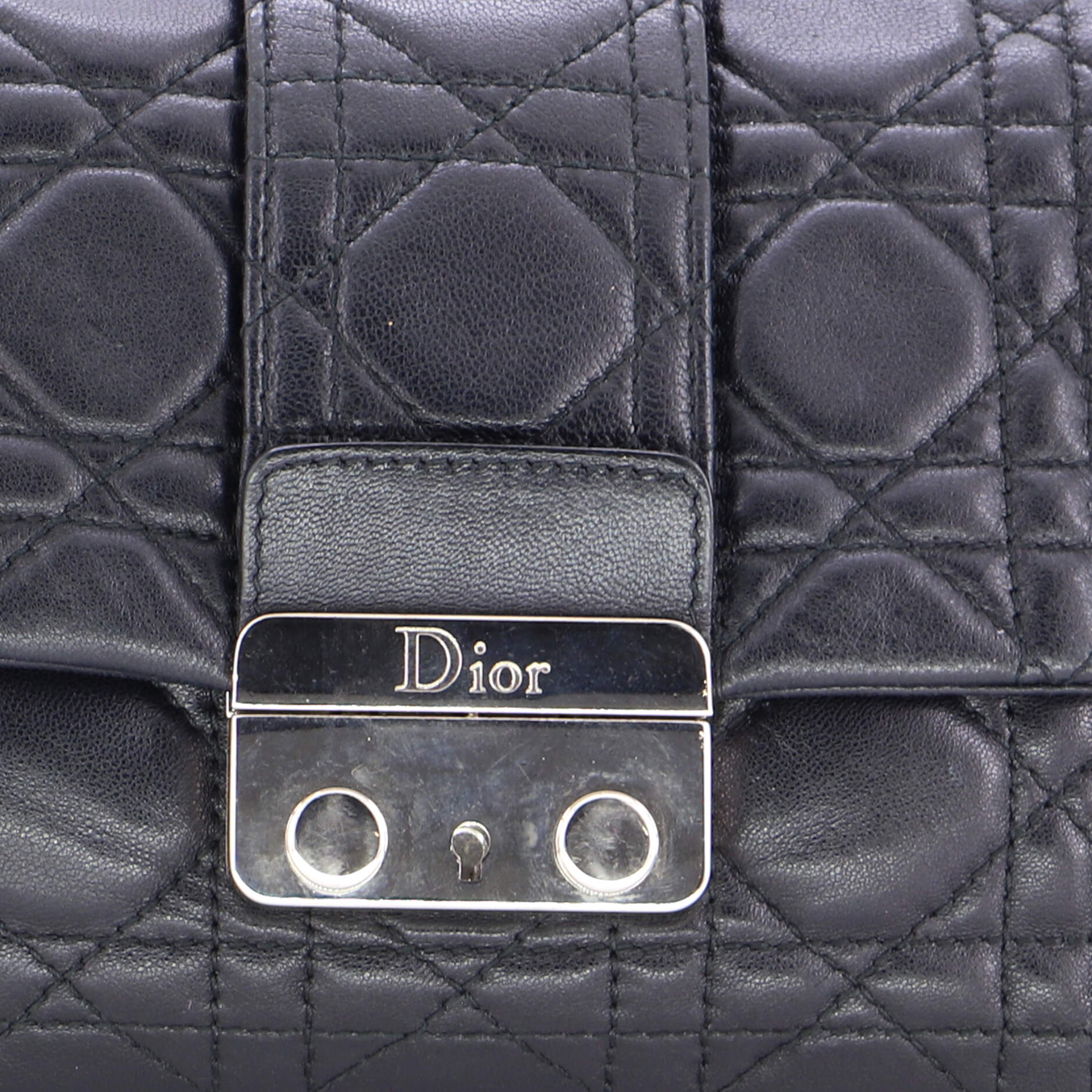 New Lock Pouch Cannage Quilt Lambskin Mini - Image 6
