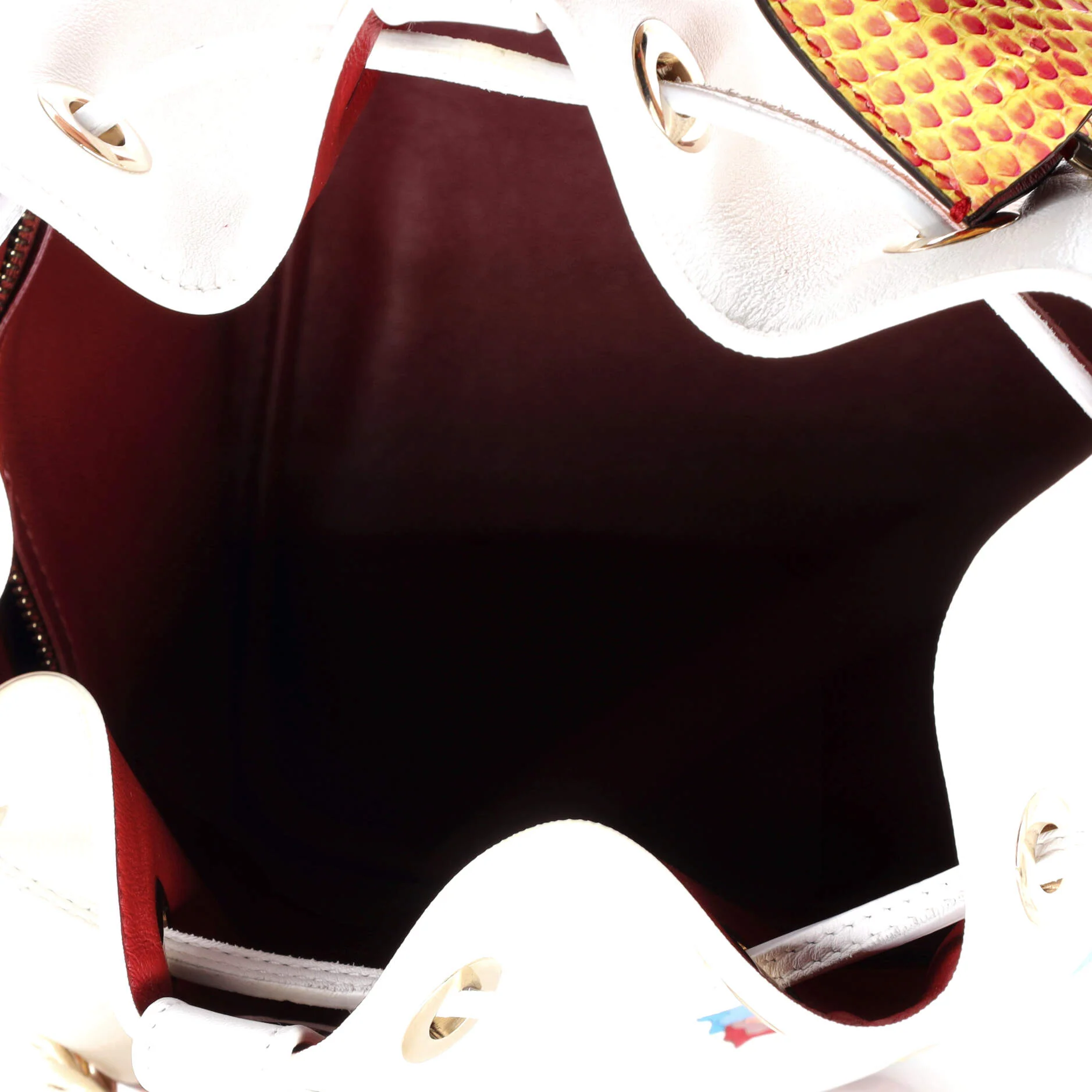 Paradise Bubble Bag Leather with Snakeskin - Image 5