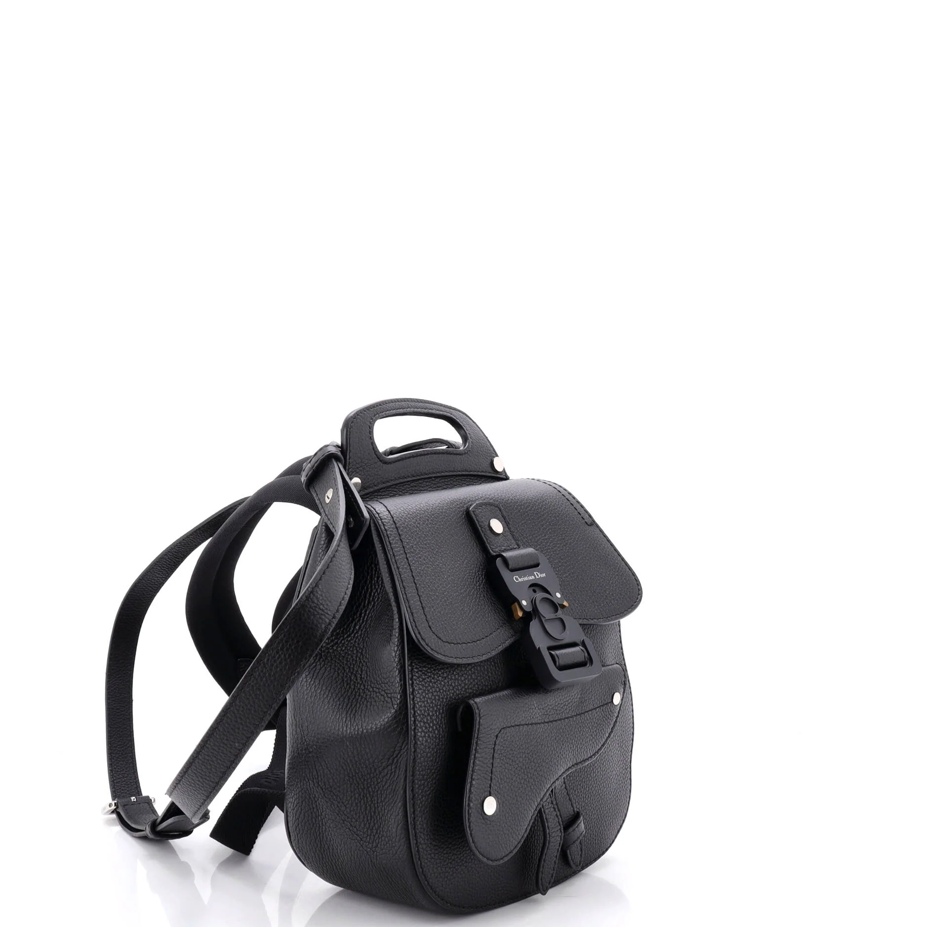 Saddle Backpack Leather Mini - Image 2