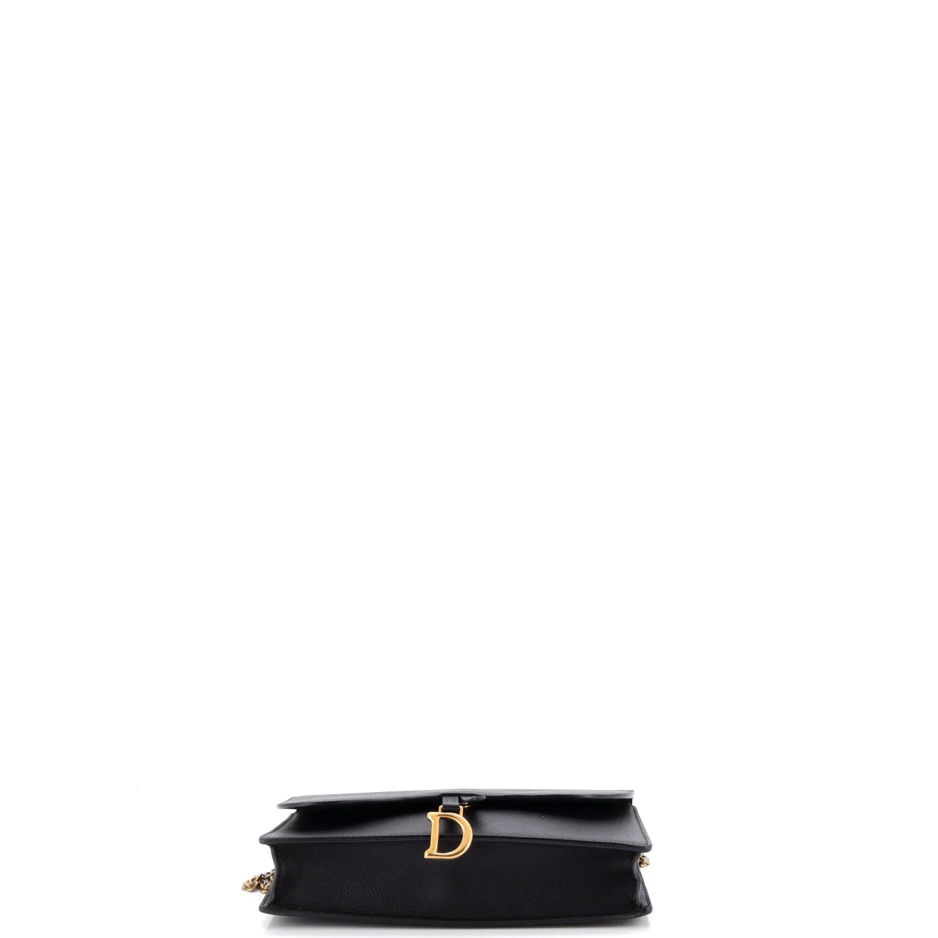 Saddle Chain Clutch Leather - Image 4