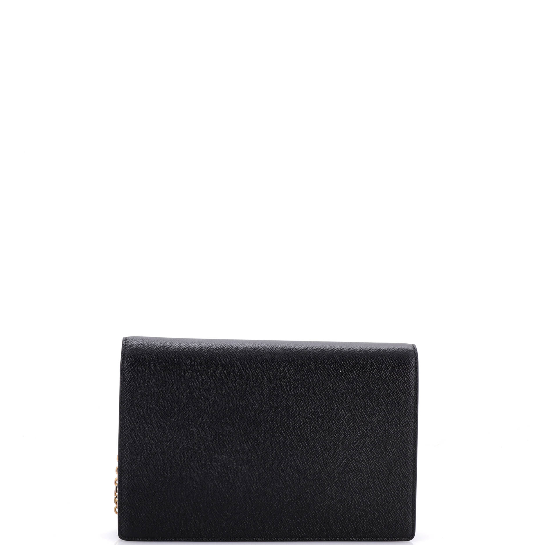 Saddle Chain Clutch Leather - Image 3
