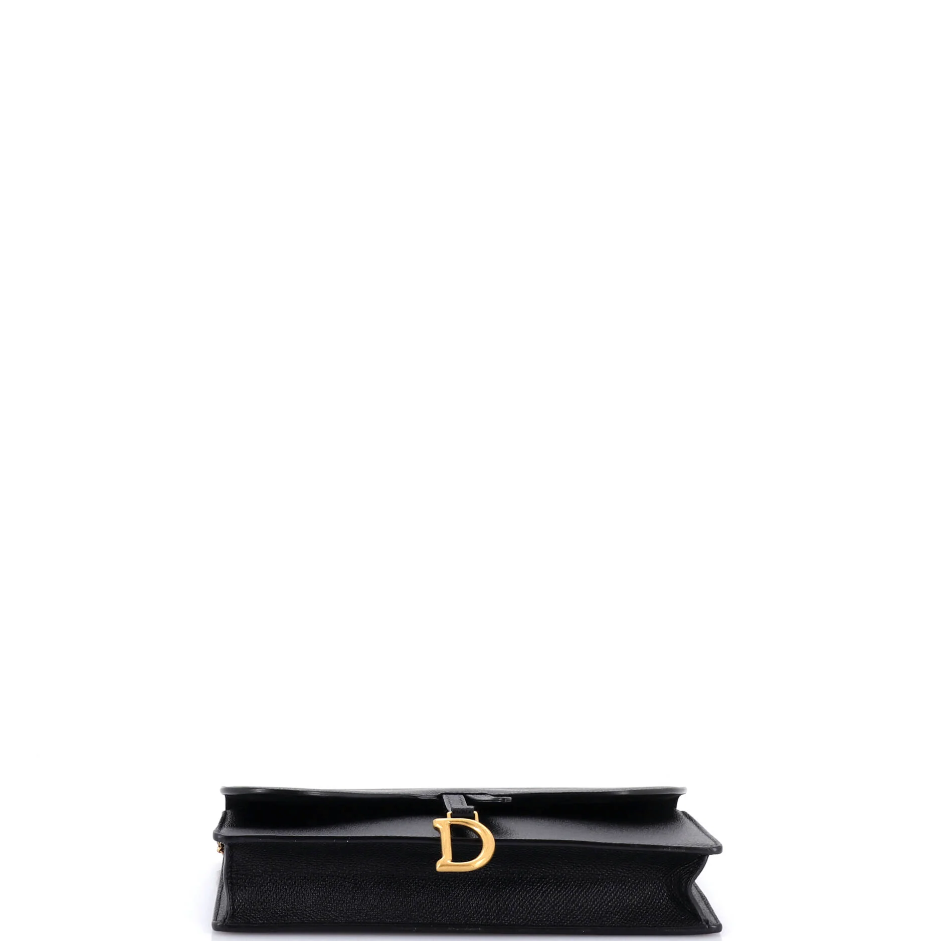 Saddle Chain Clutch Leather - Image 4