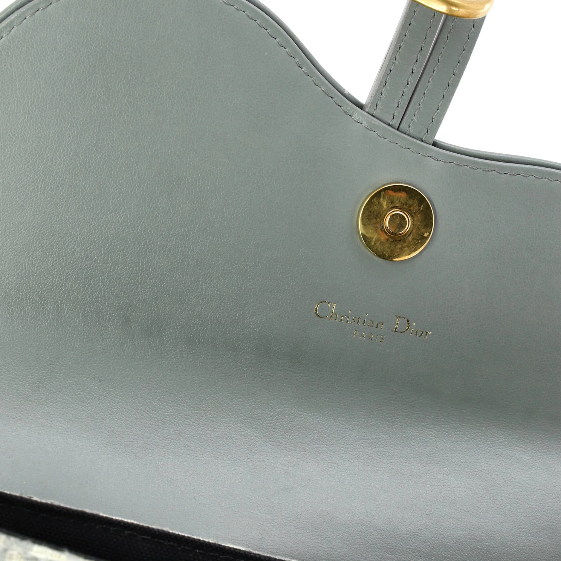 Saddle Chain Clutch Oblique Canvas - Image 7