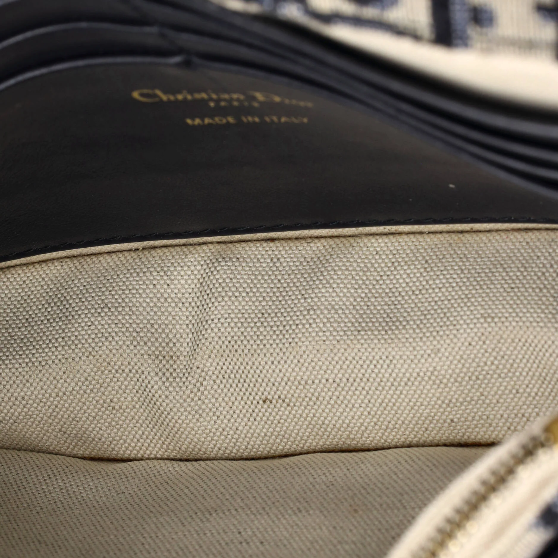 Saddle Chain Clutch Oblique Canvas - Image 5