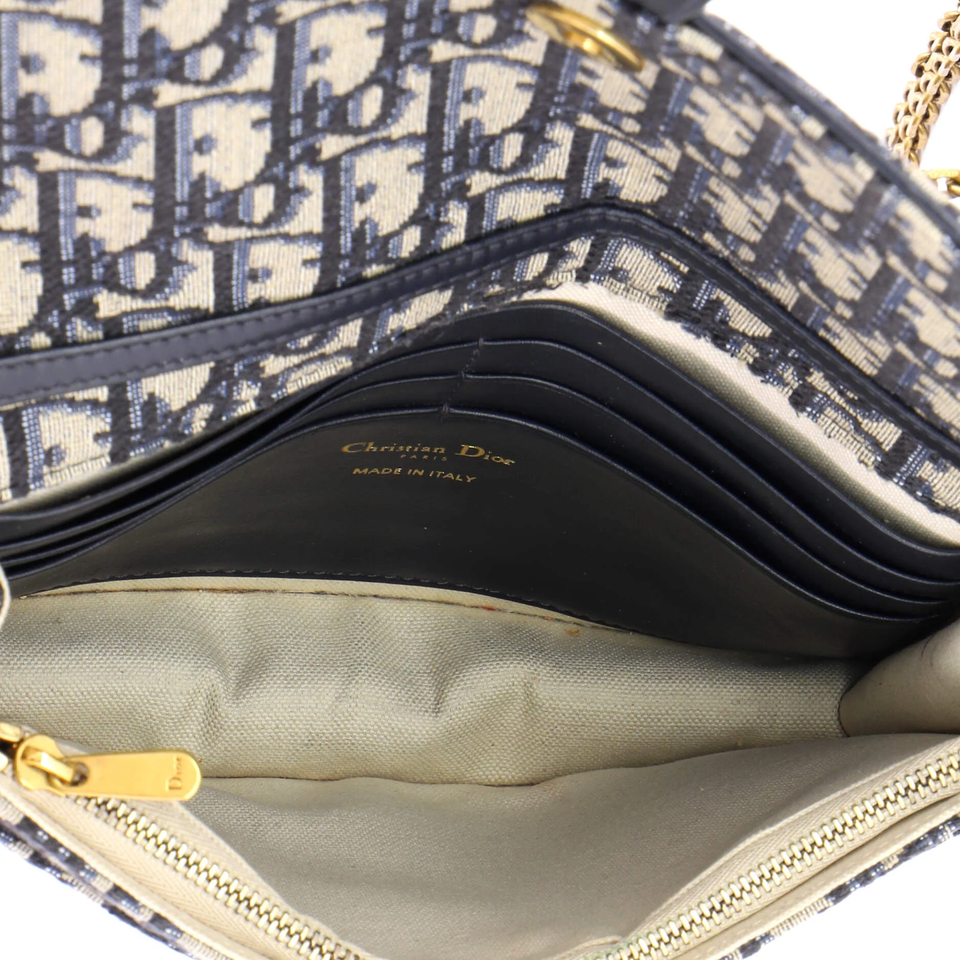 Saddle Chain Clutch Oblique Canvas - Image 5