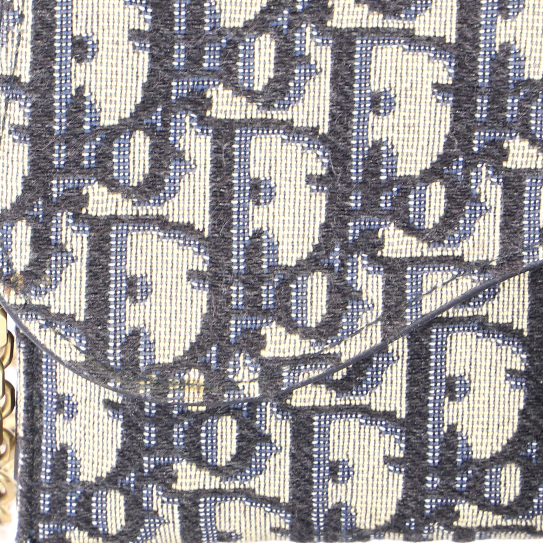 Saddle Chain Clutch Oblique Canvas - Image 7