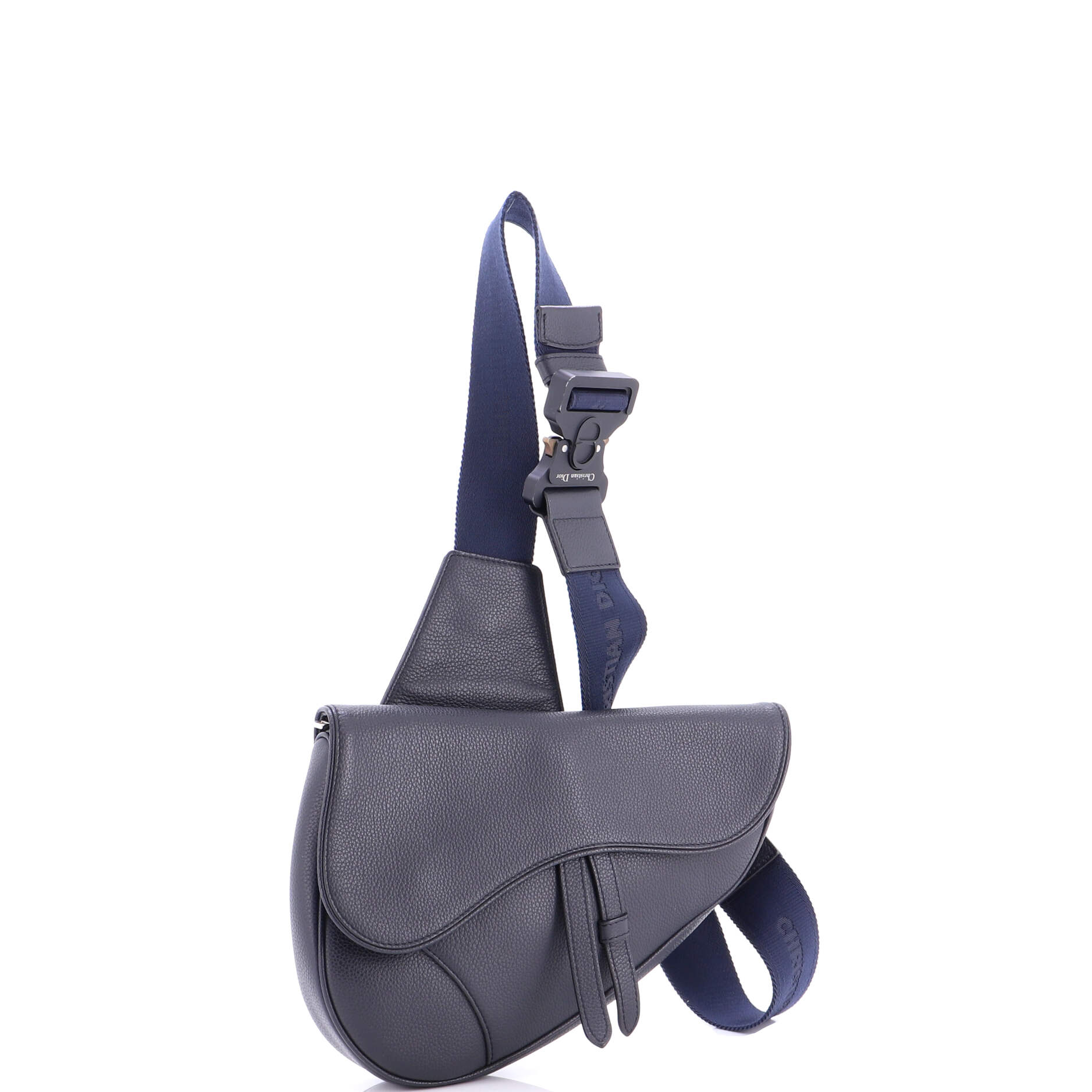 Saddle Crossbody Bag Leather Mini - Image 2
