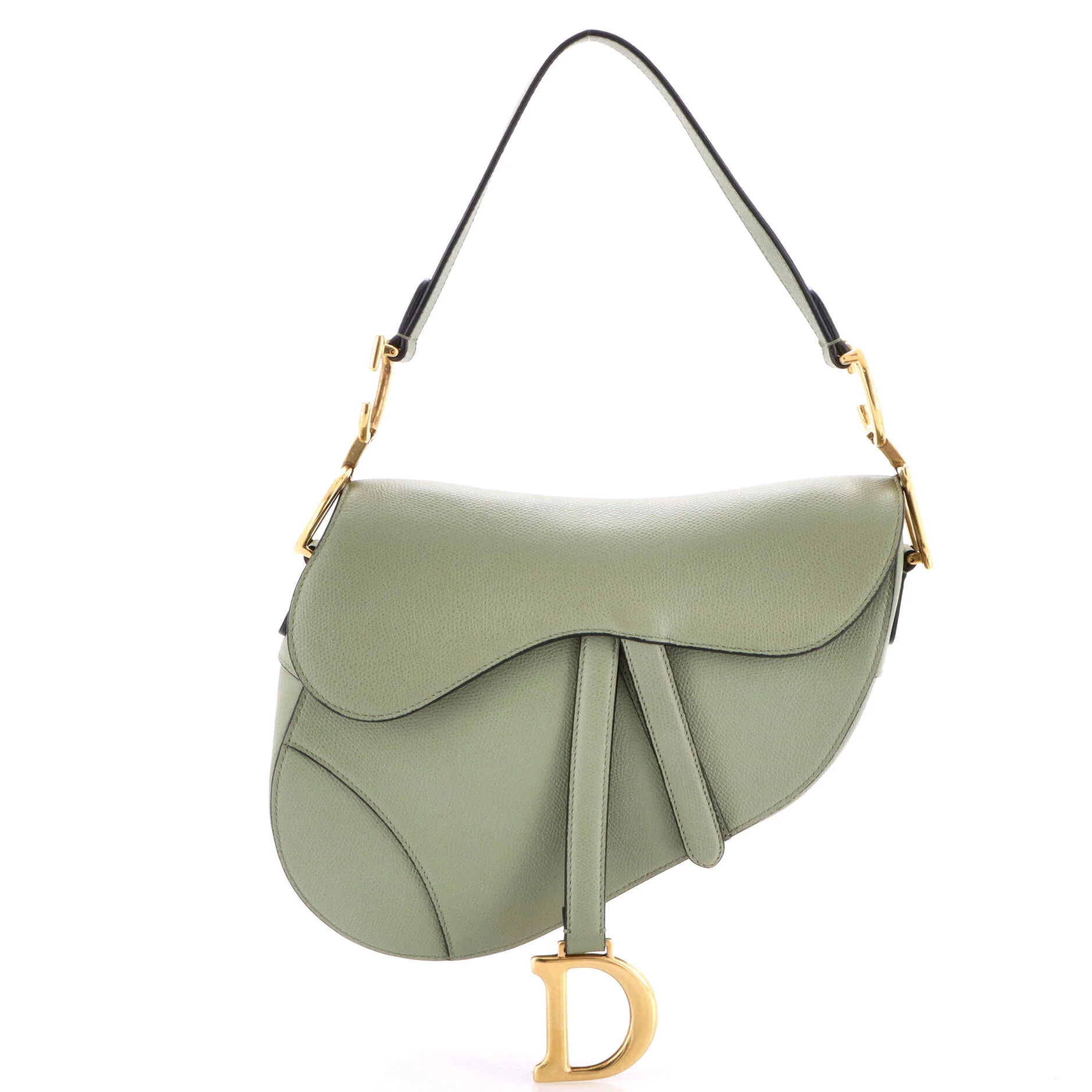 Saddle Handbag Leather Medium