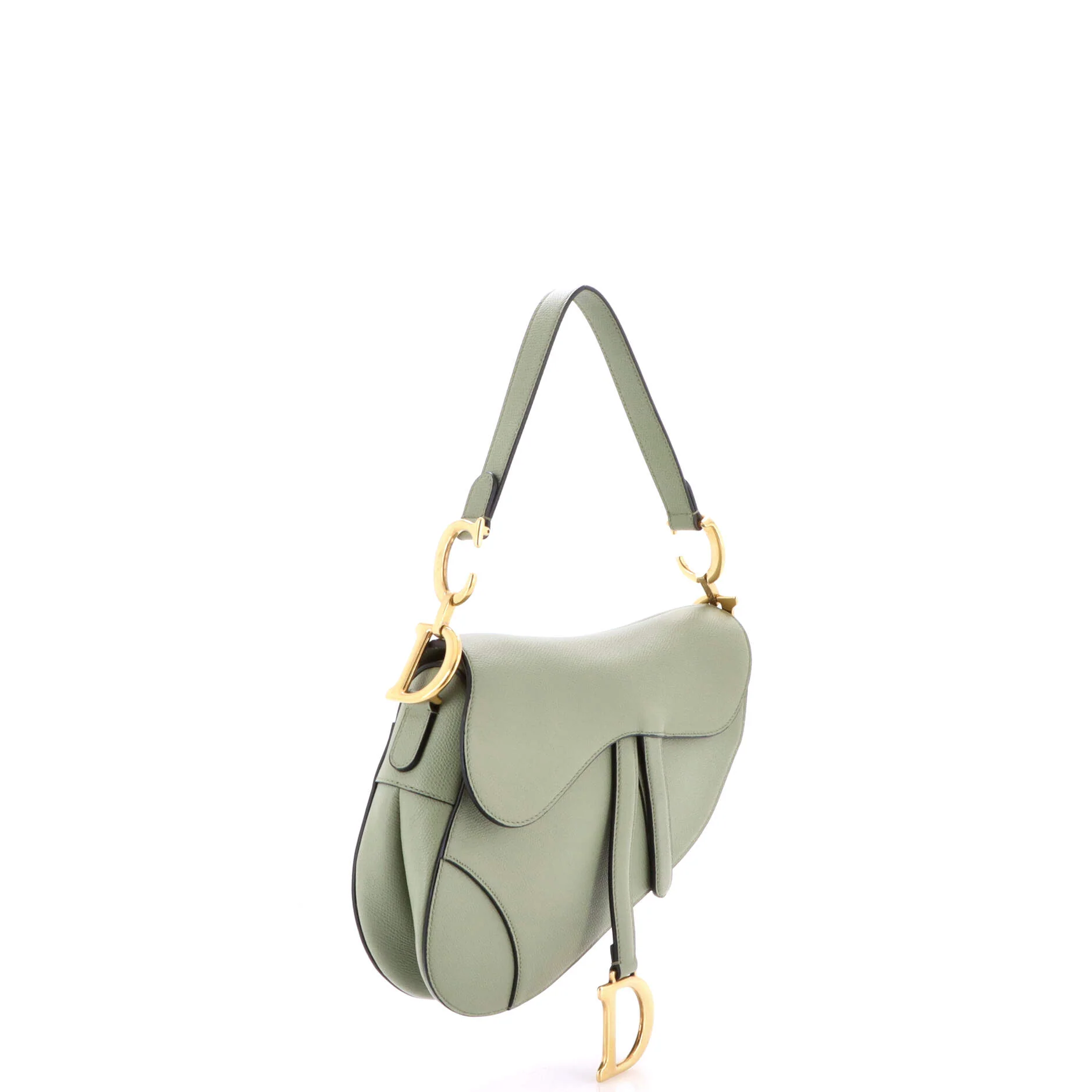 Saddle Handbag Leather Medium - Image 2