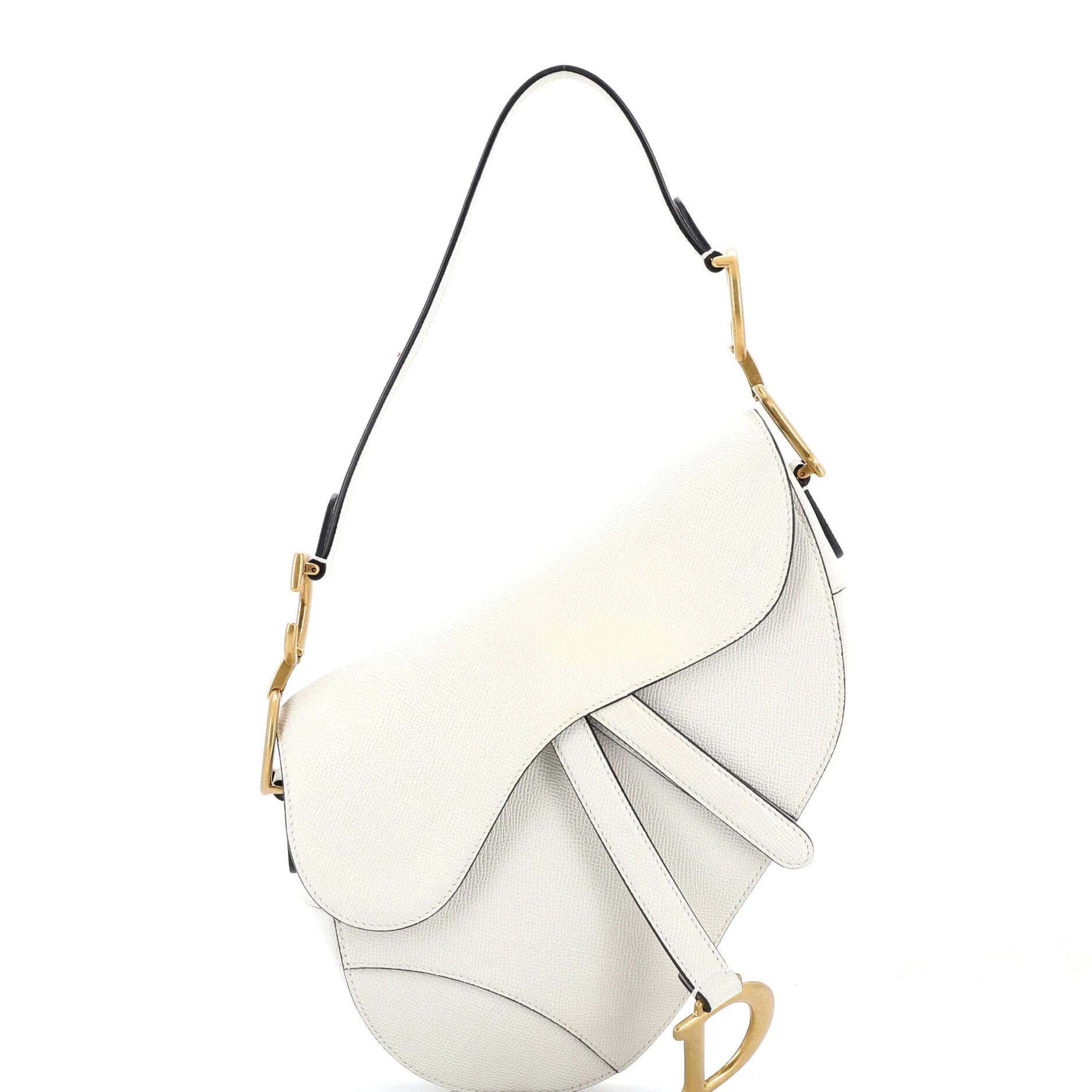 Saddle Handbag Leather Medium