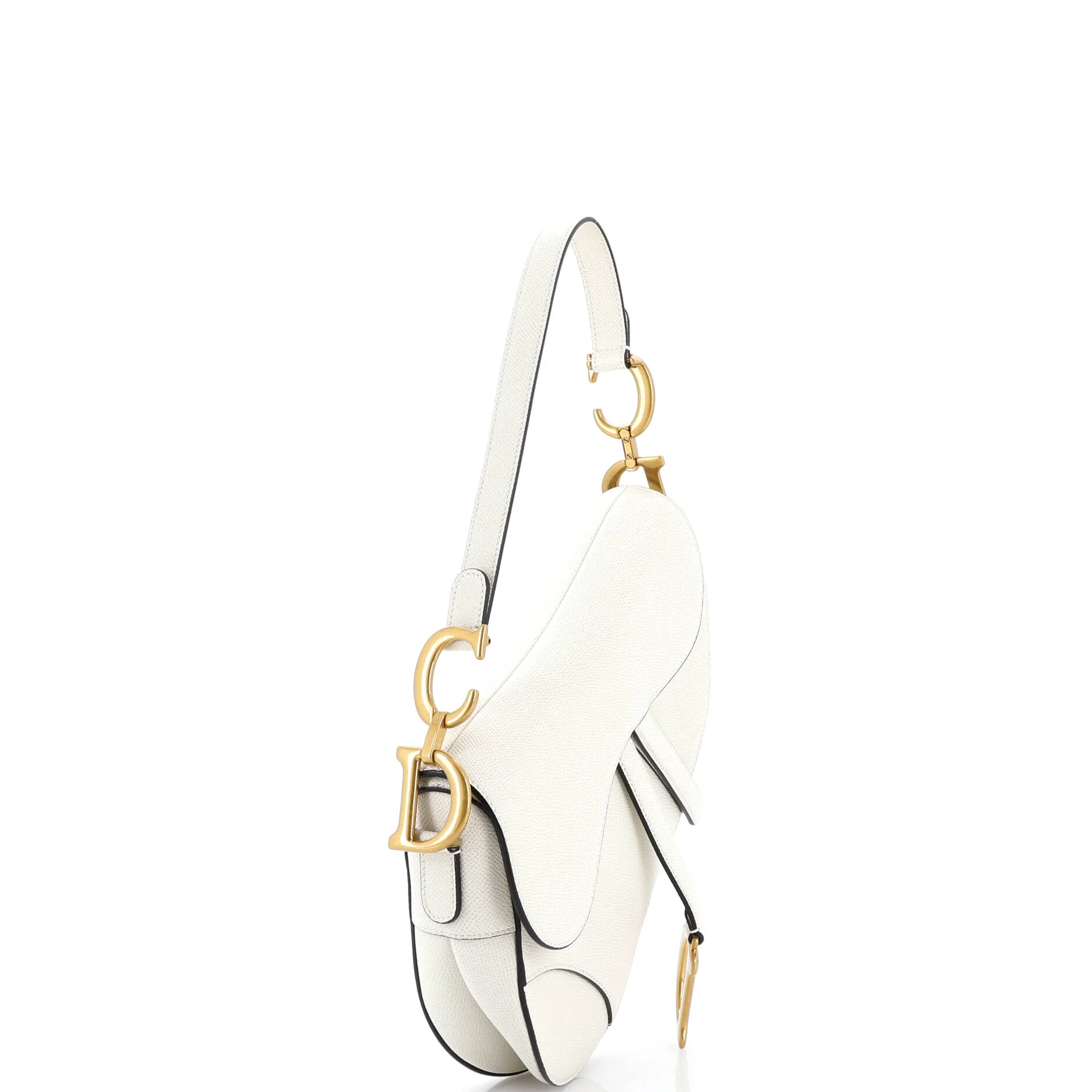 Saddle Handbag Leather Medium - Image 2
