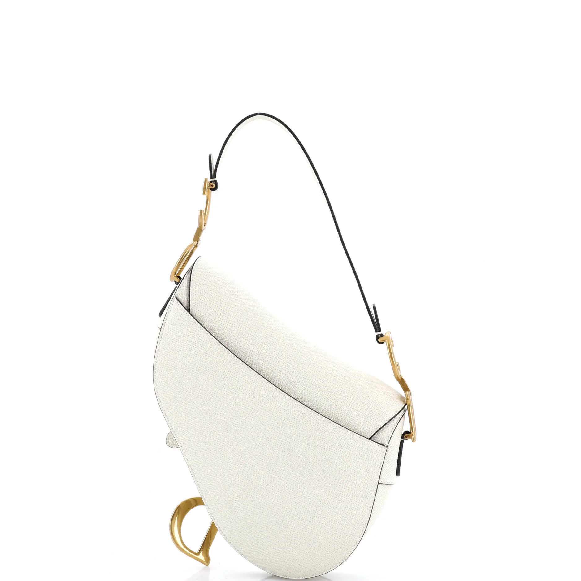 Saddle Handbag Leather Medium - Image 3