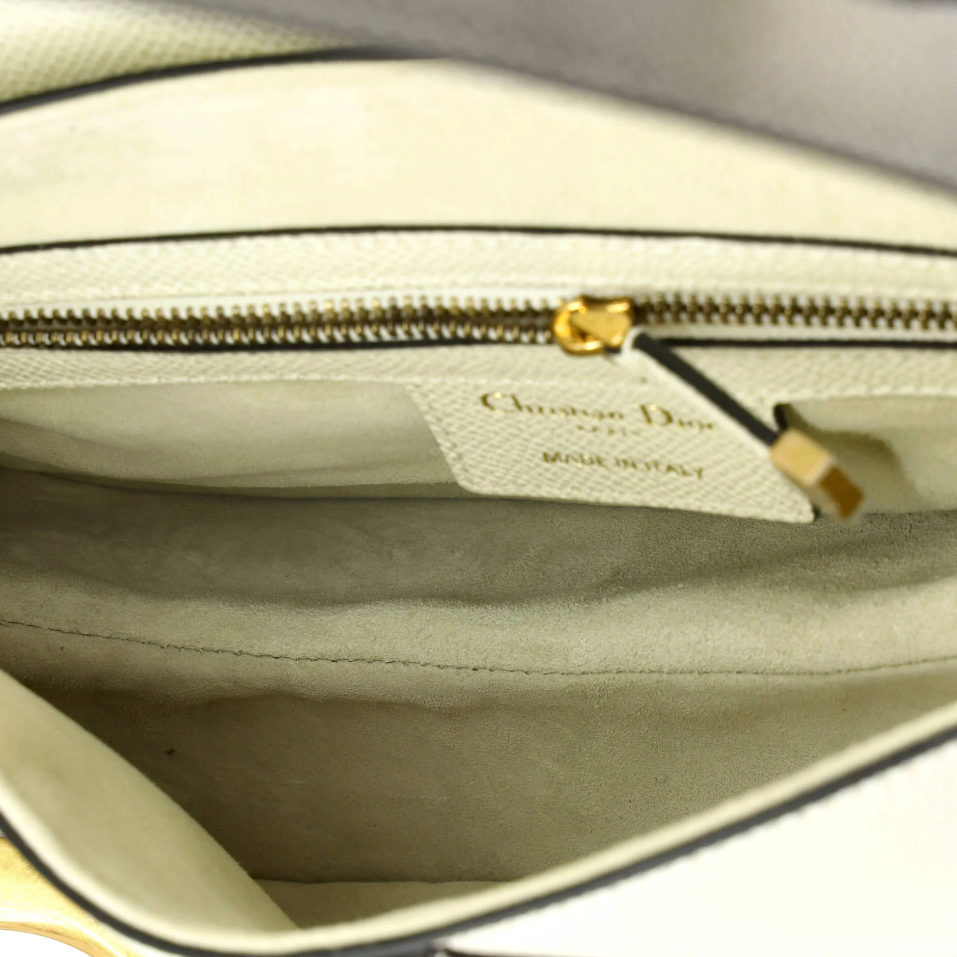 Saddle Handbag Leather Medium - Image 5
