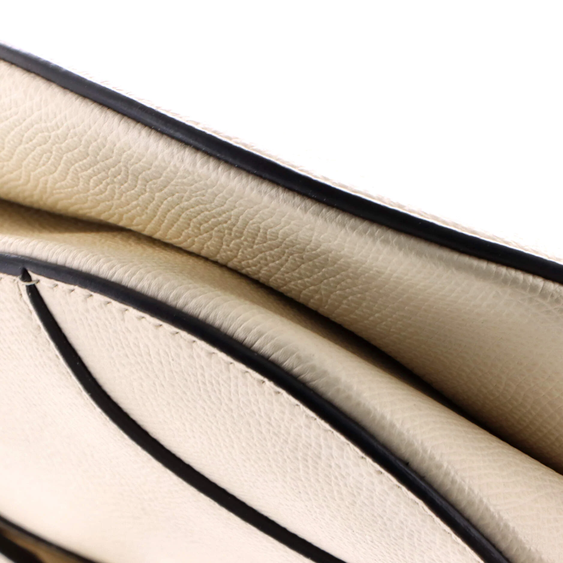 Saddle Handbag Leather Medium - Image 7