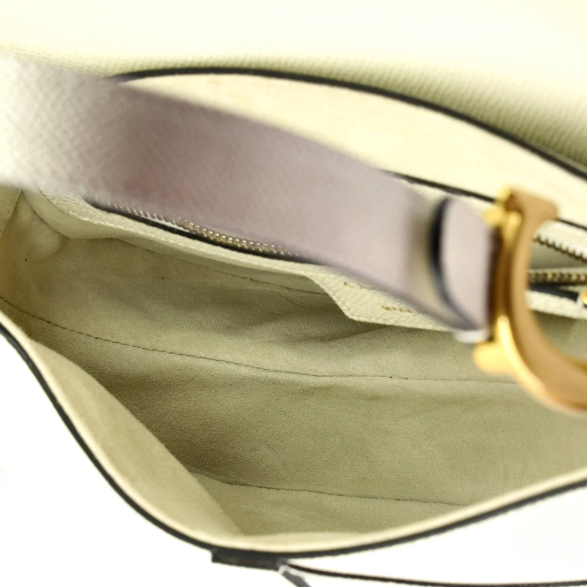 Saddle Handbag Leather Medium - Image 5