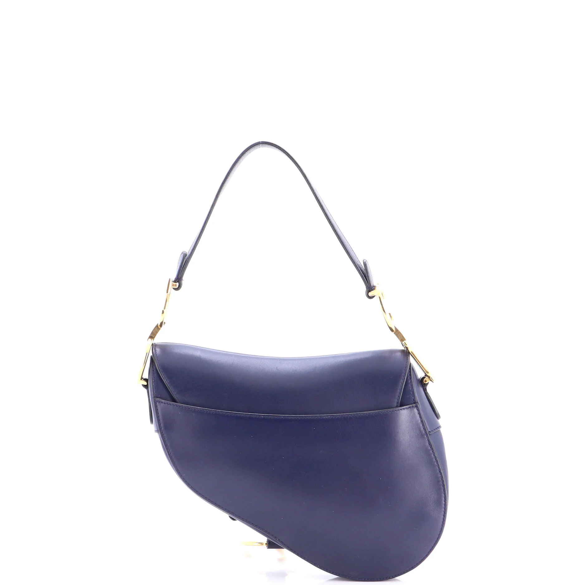 Saddle Handbag Leather Medium - Image 3