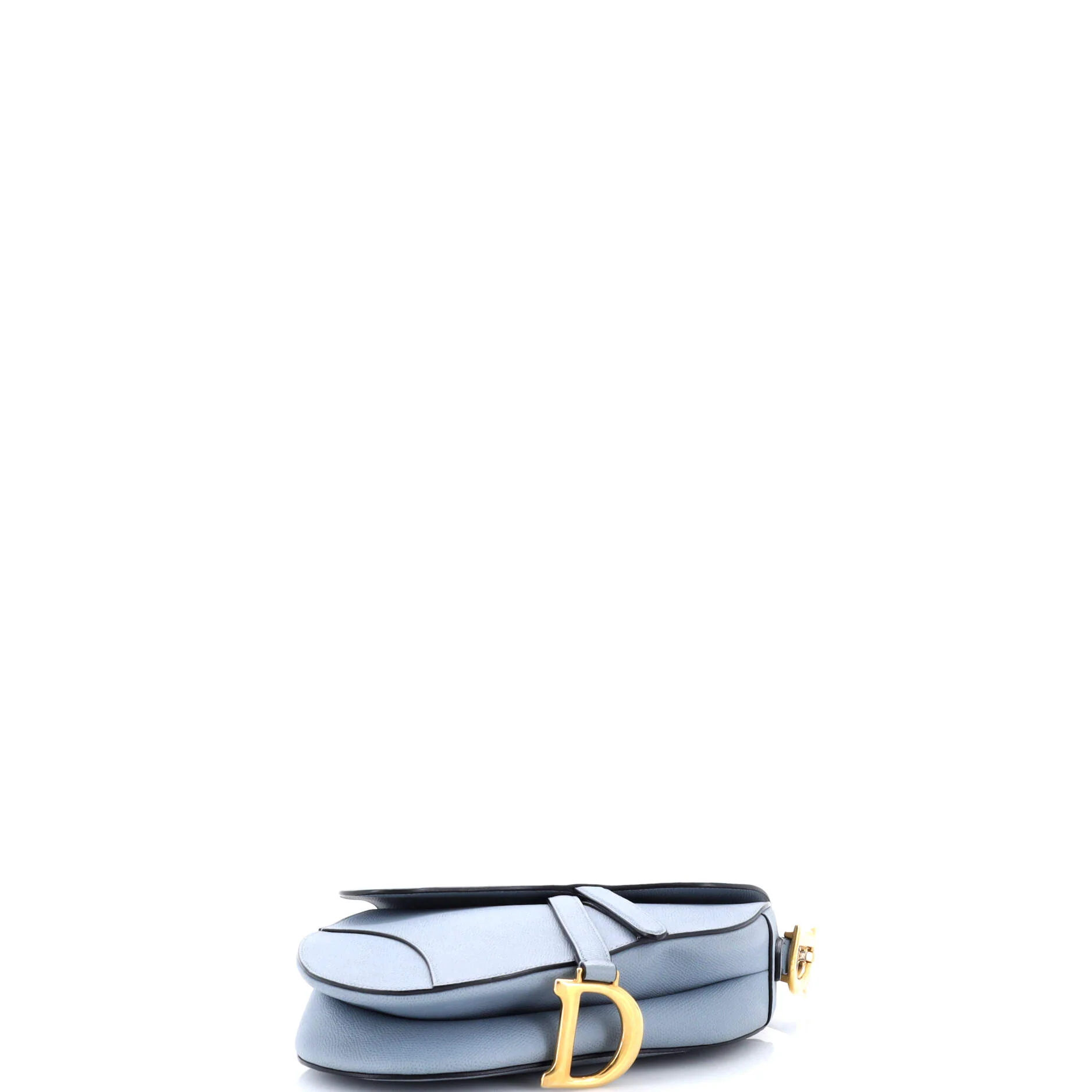 Saddle Handbag Leather Medium - Image 4