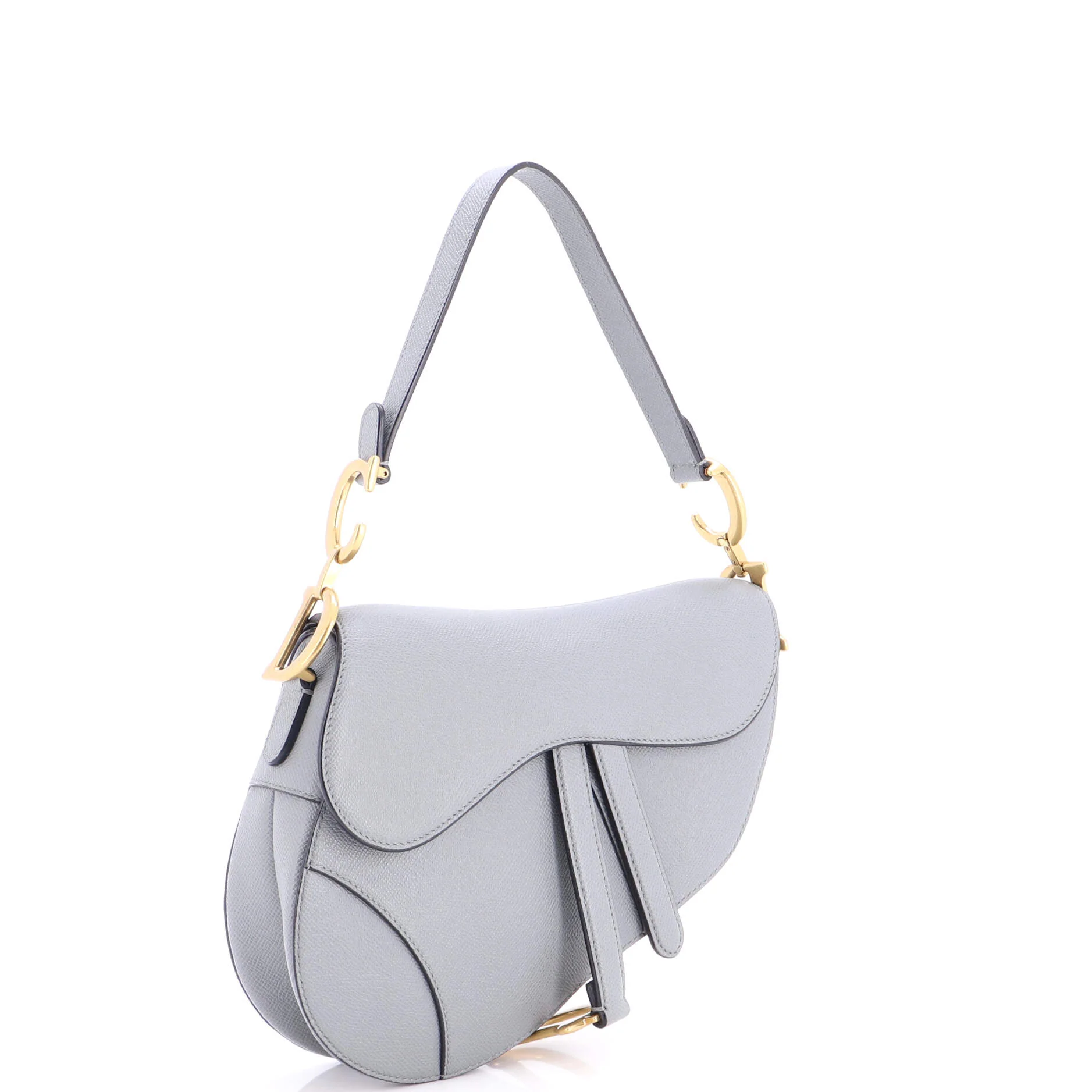 Saddle Handbag Leather Medium - Image 2