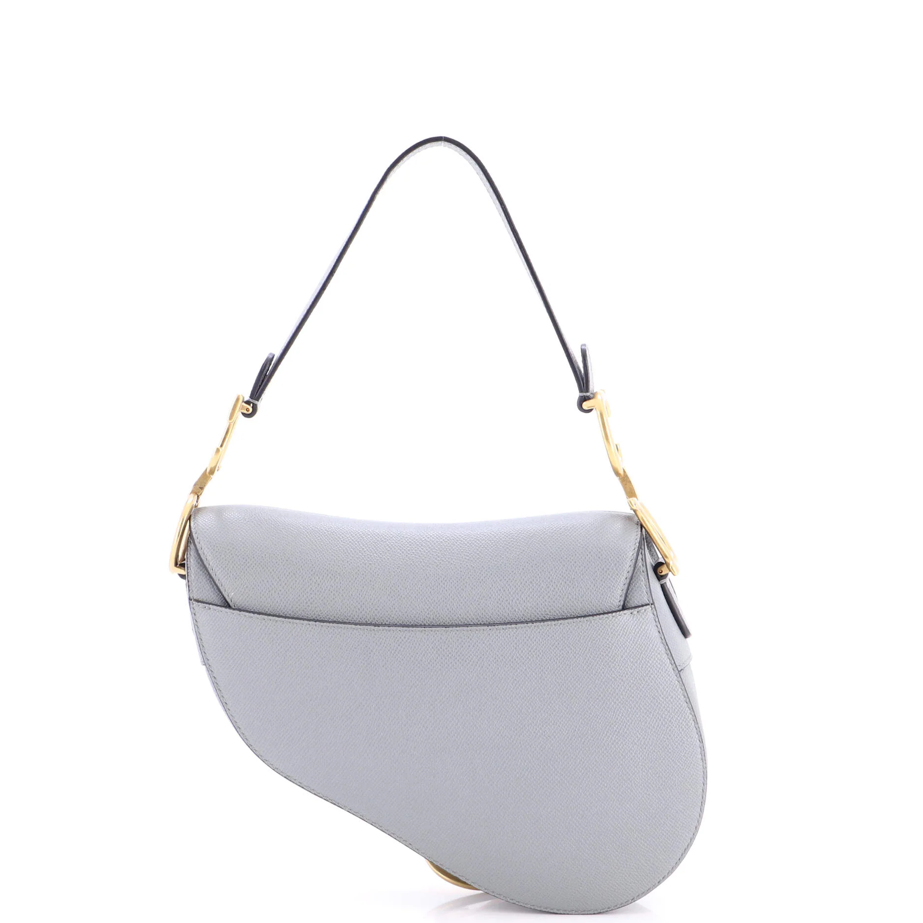 Saddle Handbag Leather Medium - Image 3