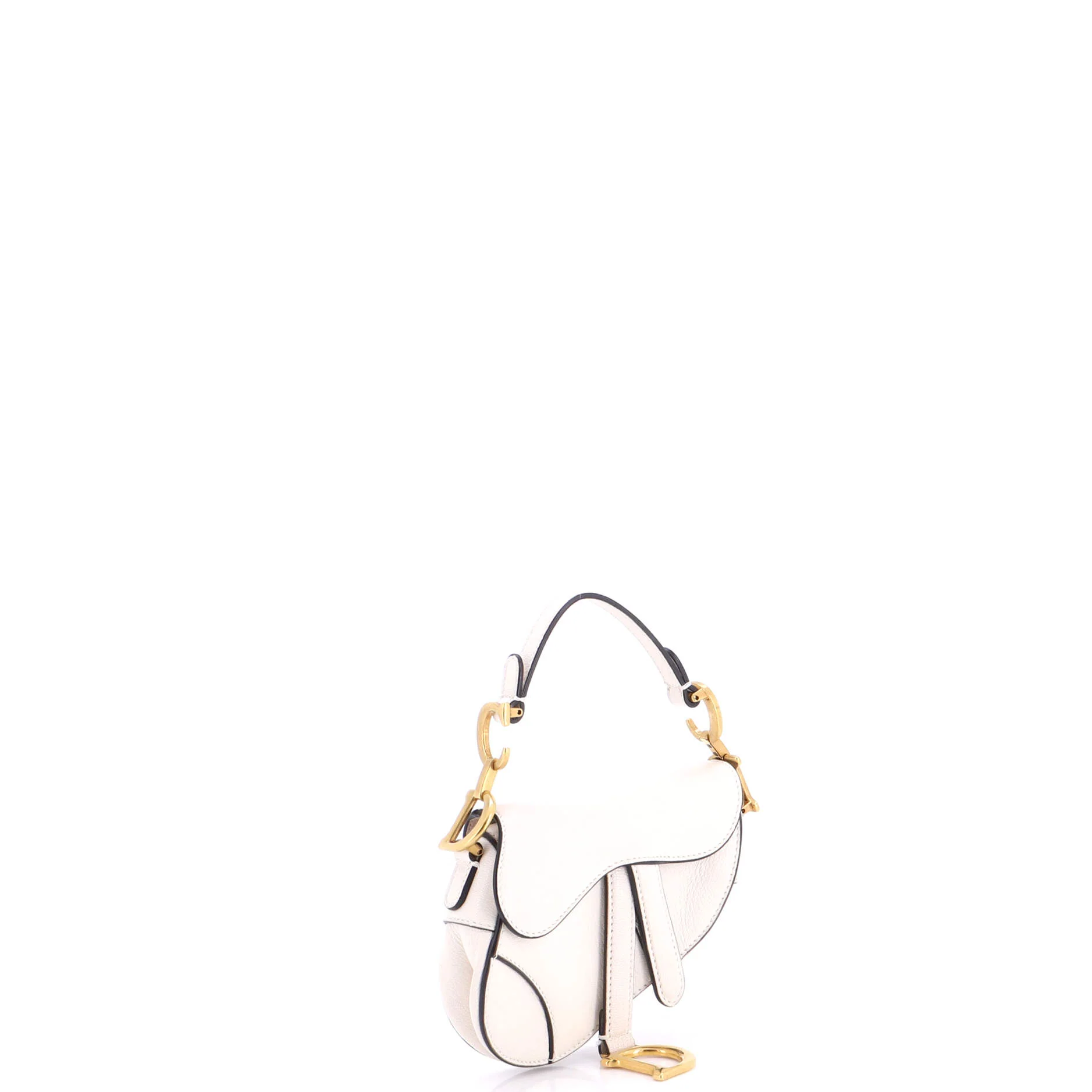 Saddle Handbag Leather Micro - Image 2