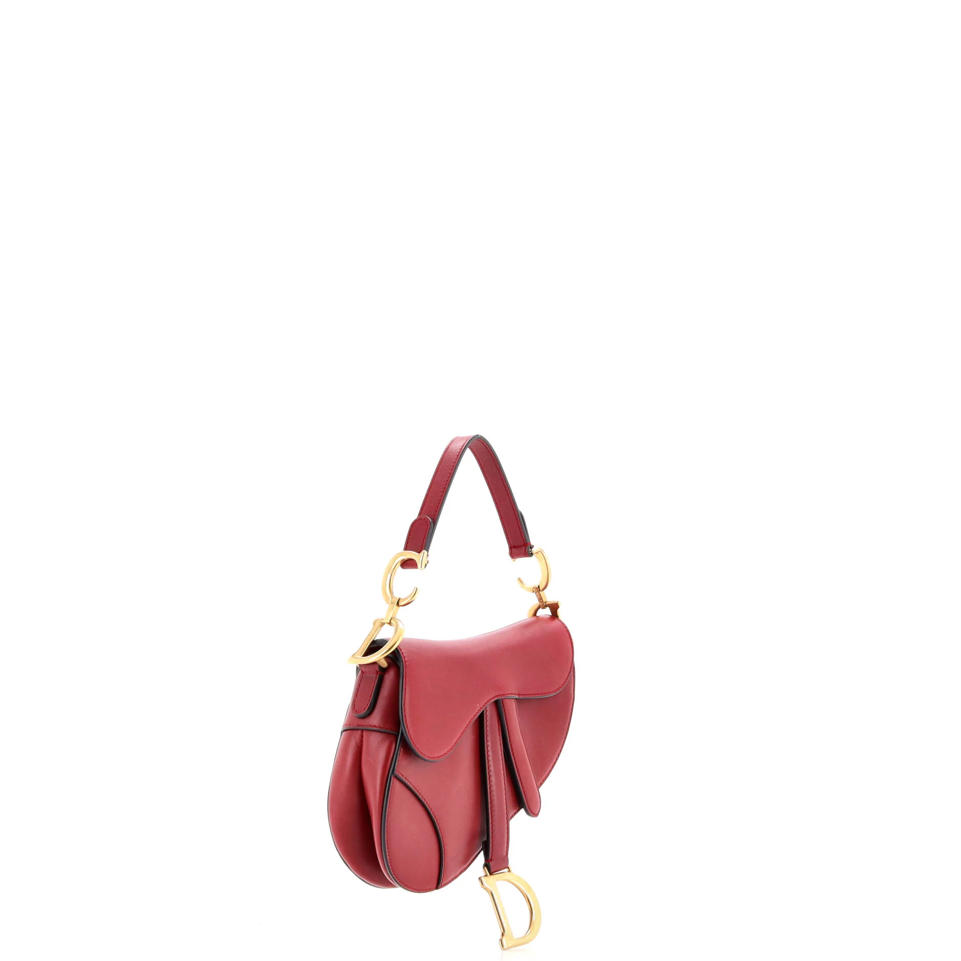 Saddle Handbag Leather Mini - Image 2