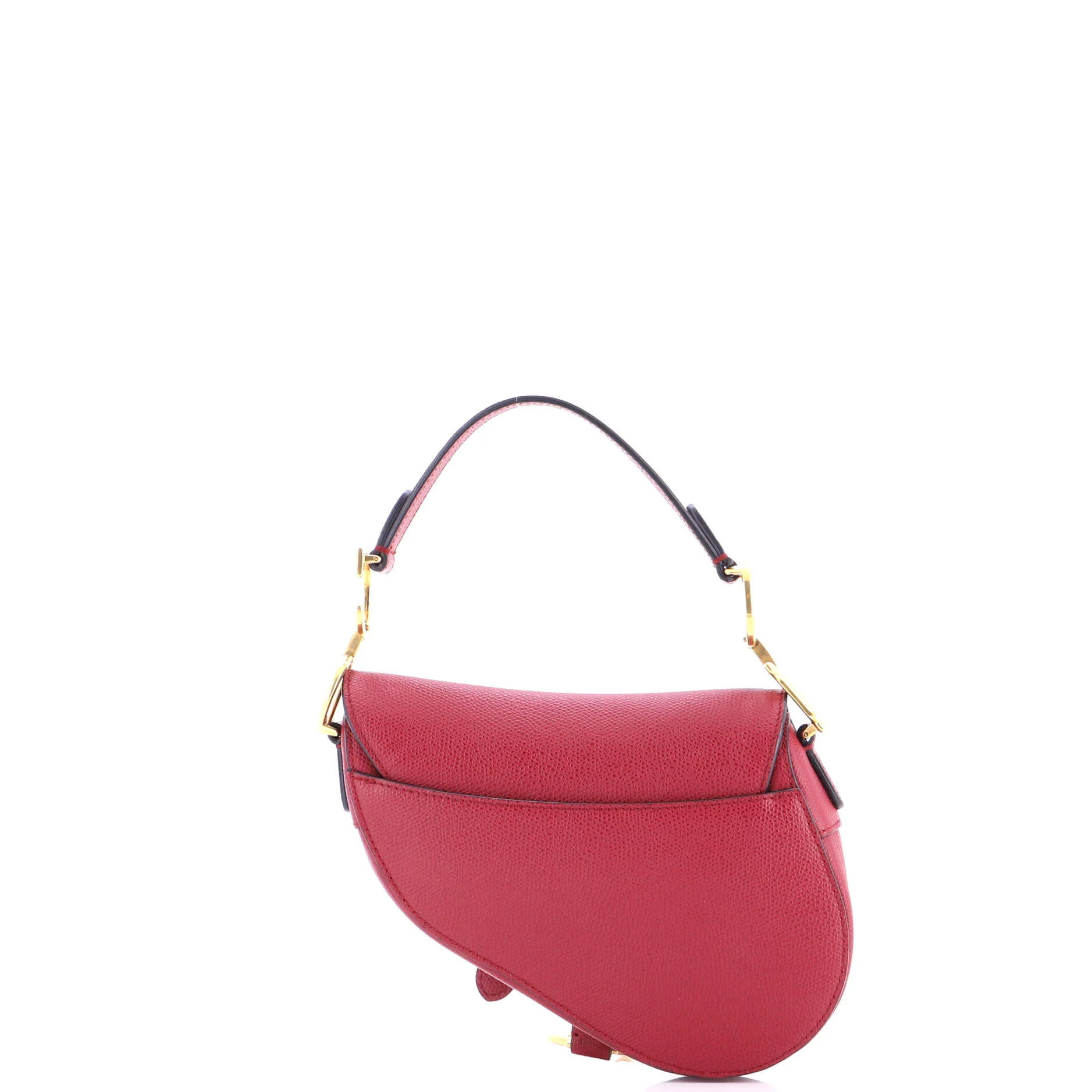 Saddle Handbag Leather Mini - Image 3