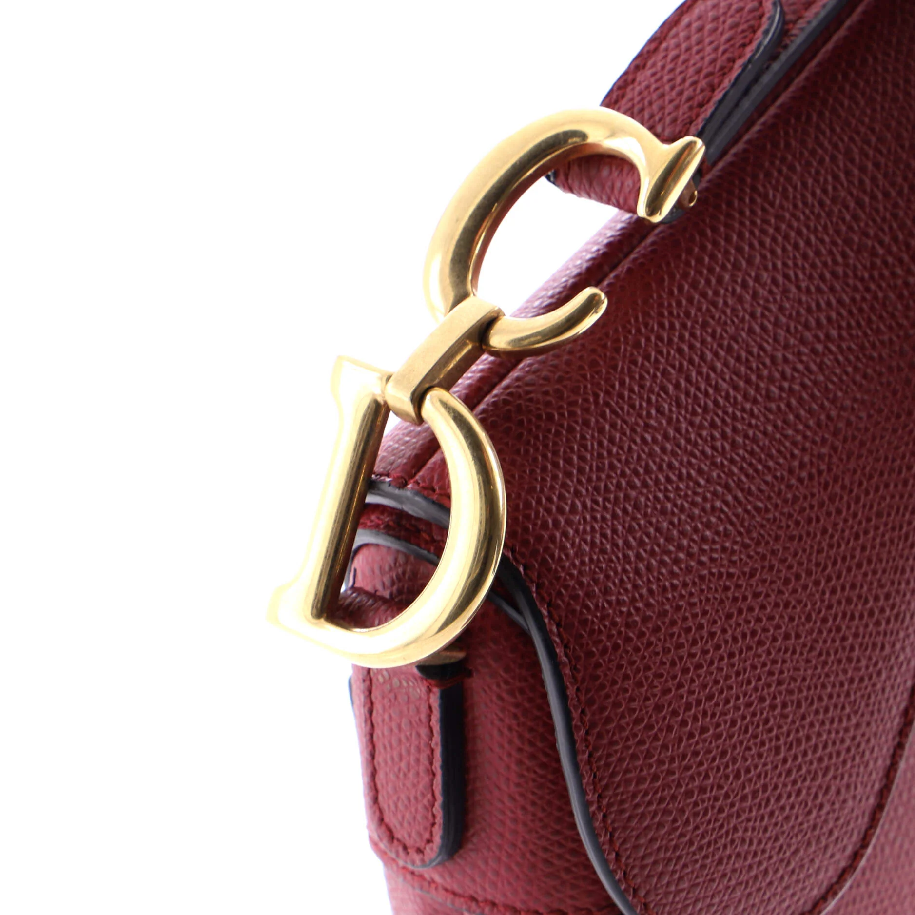 Saddle Handbag Leather Mini - Image 7
