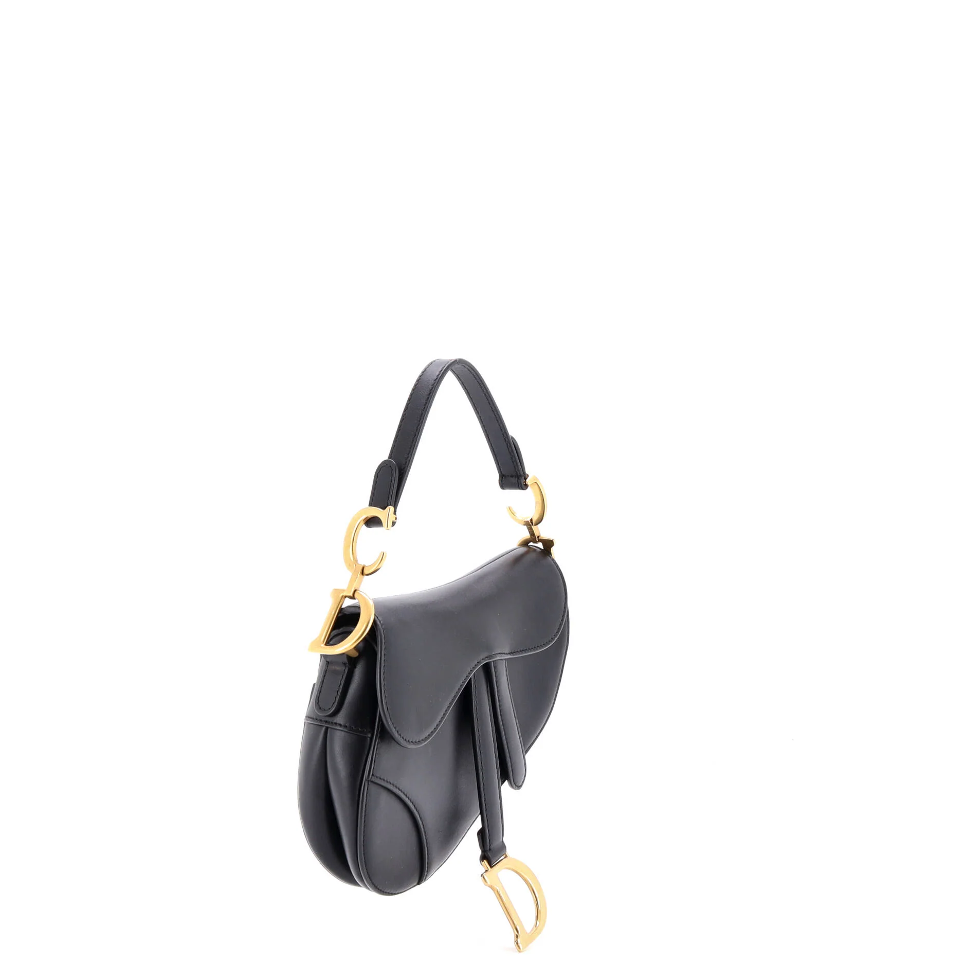 Saddle Handbag Leather Mini - Image 2