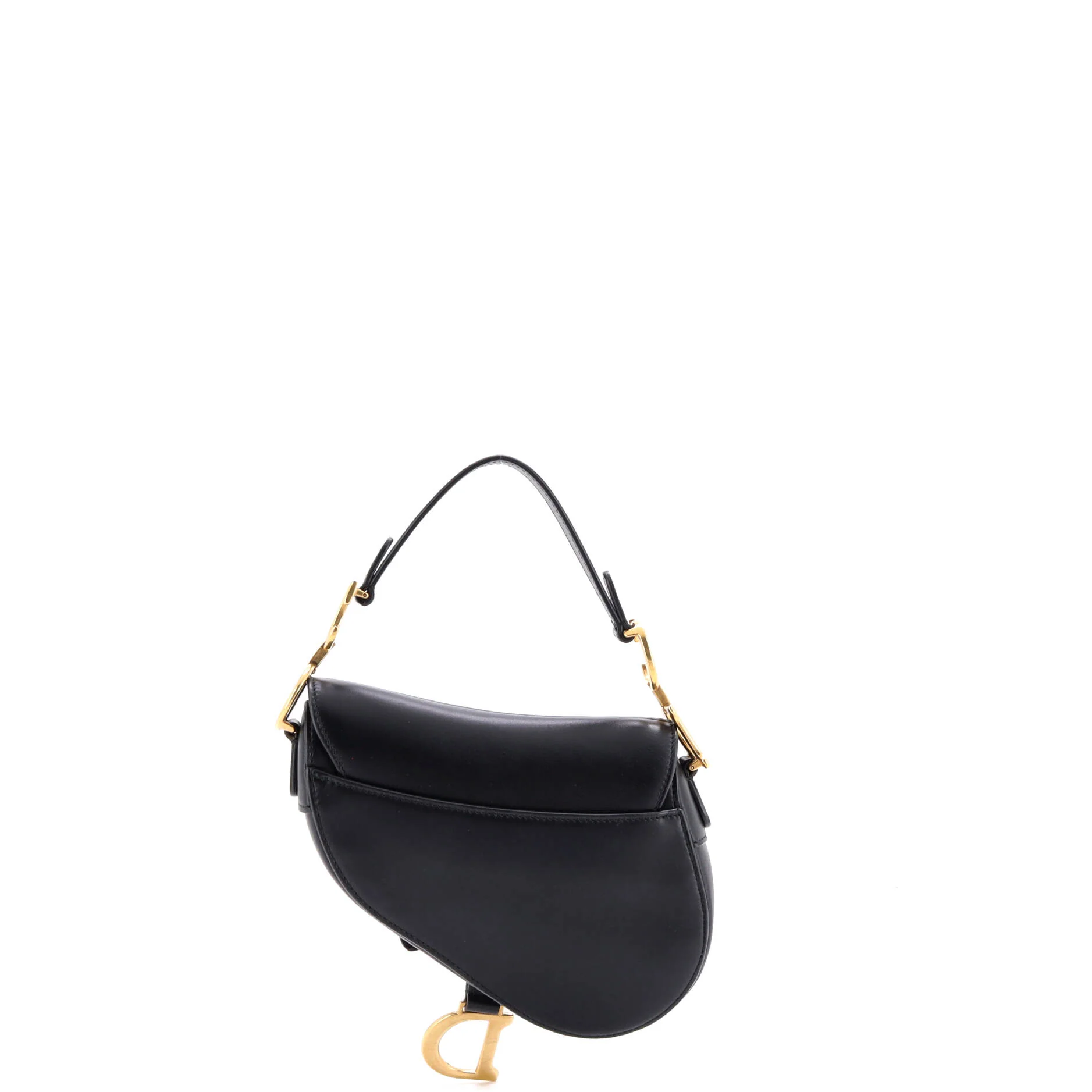 Saddle Handbag Leather Mini - Image 3