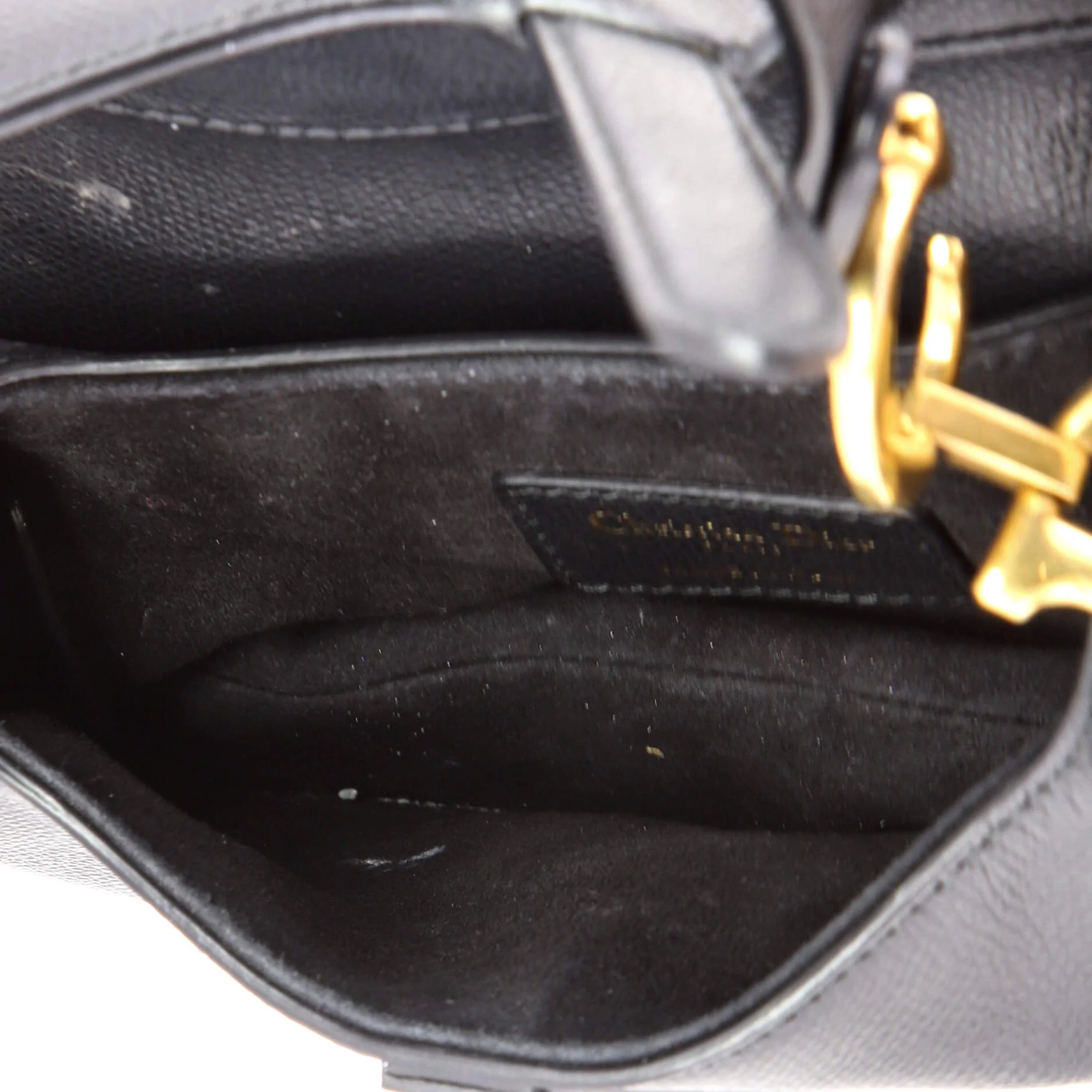 Saddle Handbag Leather Mini - Image 5