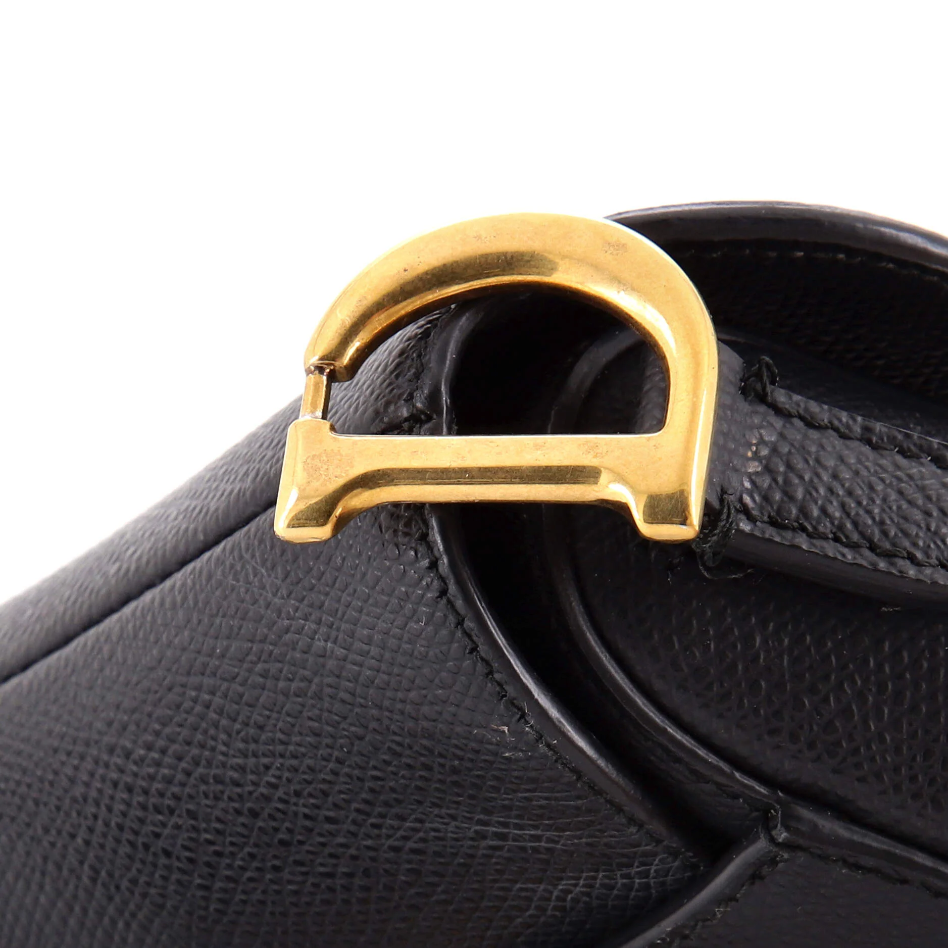 Saddle Handbag Leather Mini - Image 7