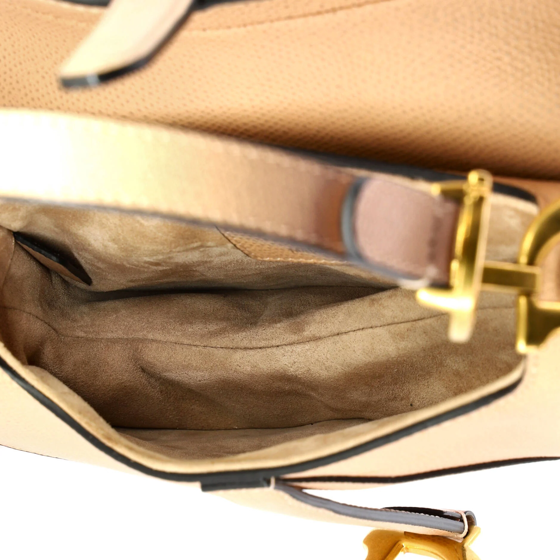 Saddle Handbag Leather Mini - Image 5