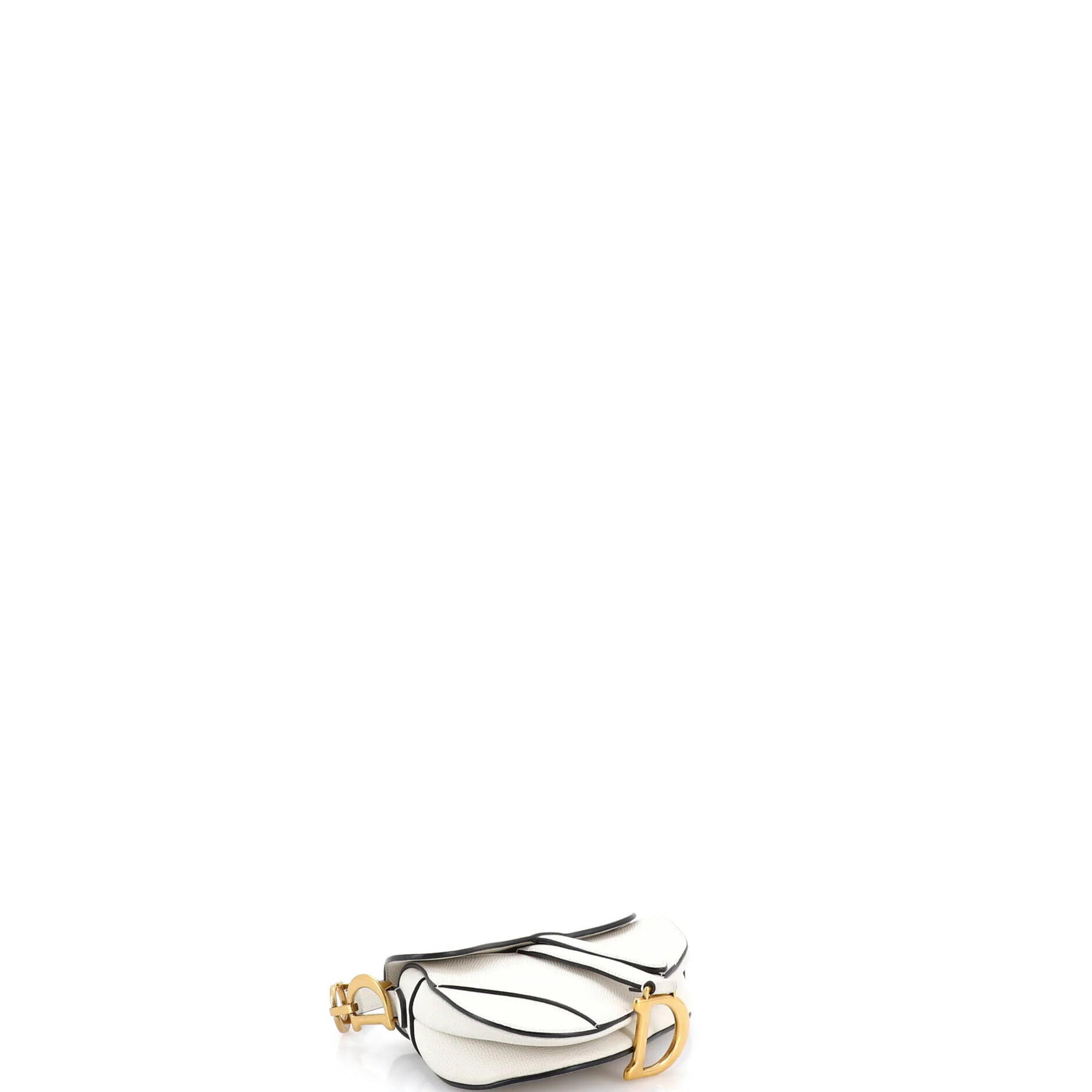 Saddle Handbag Leather Mini - Image 4