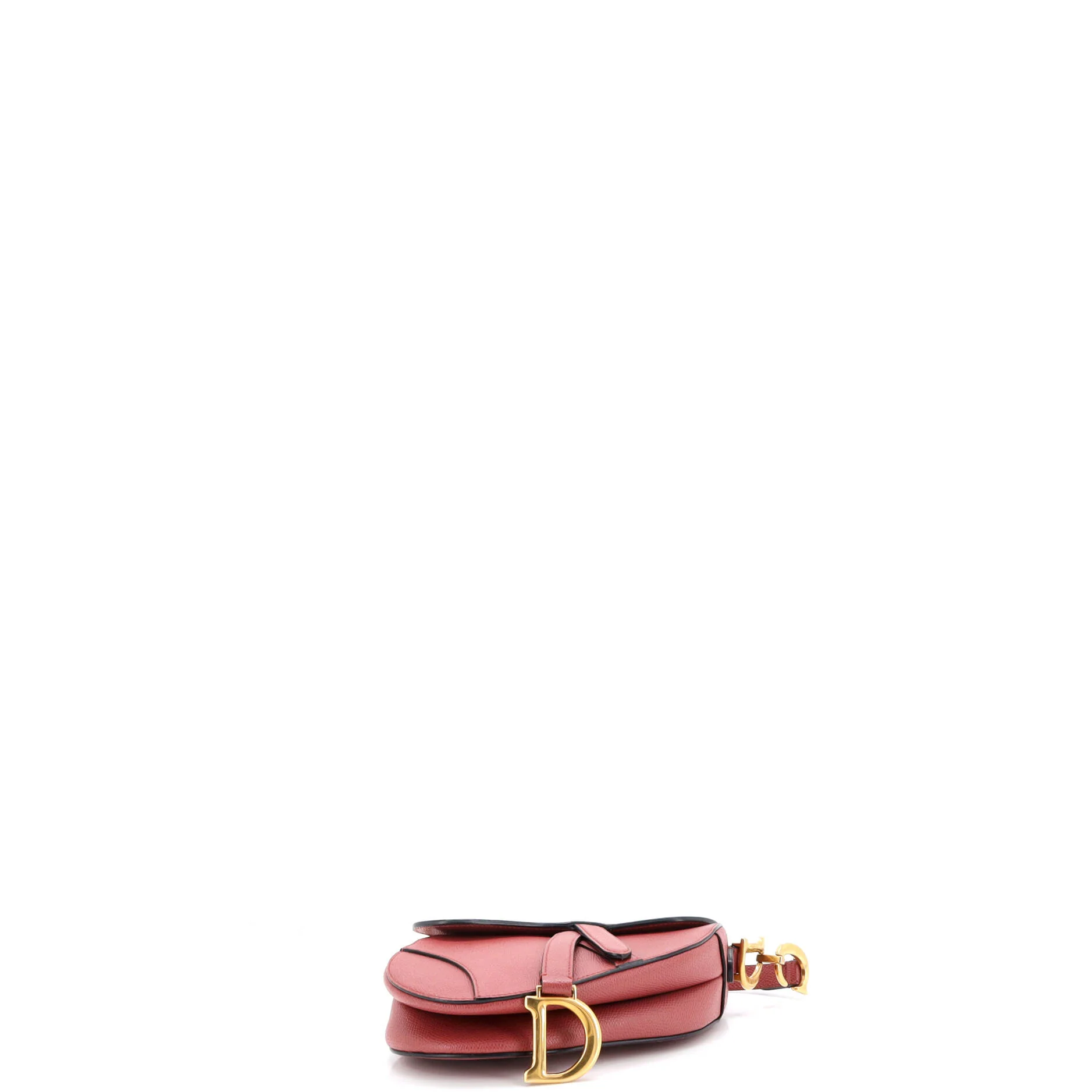 Saddle Handbag Leather Mini - Image 4