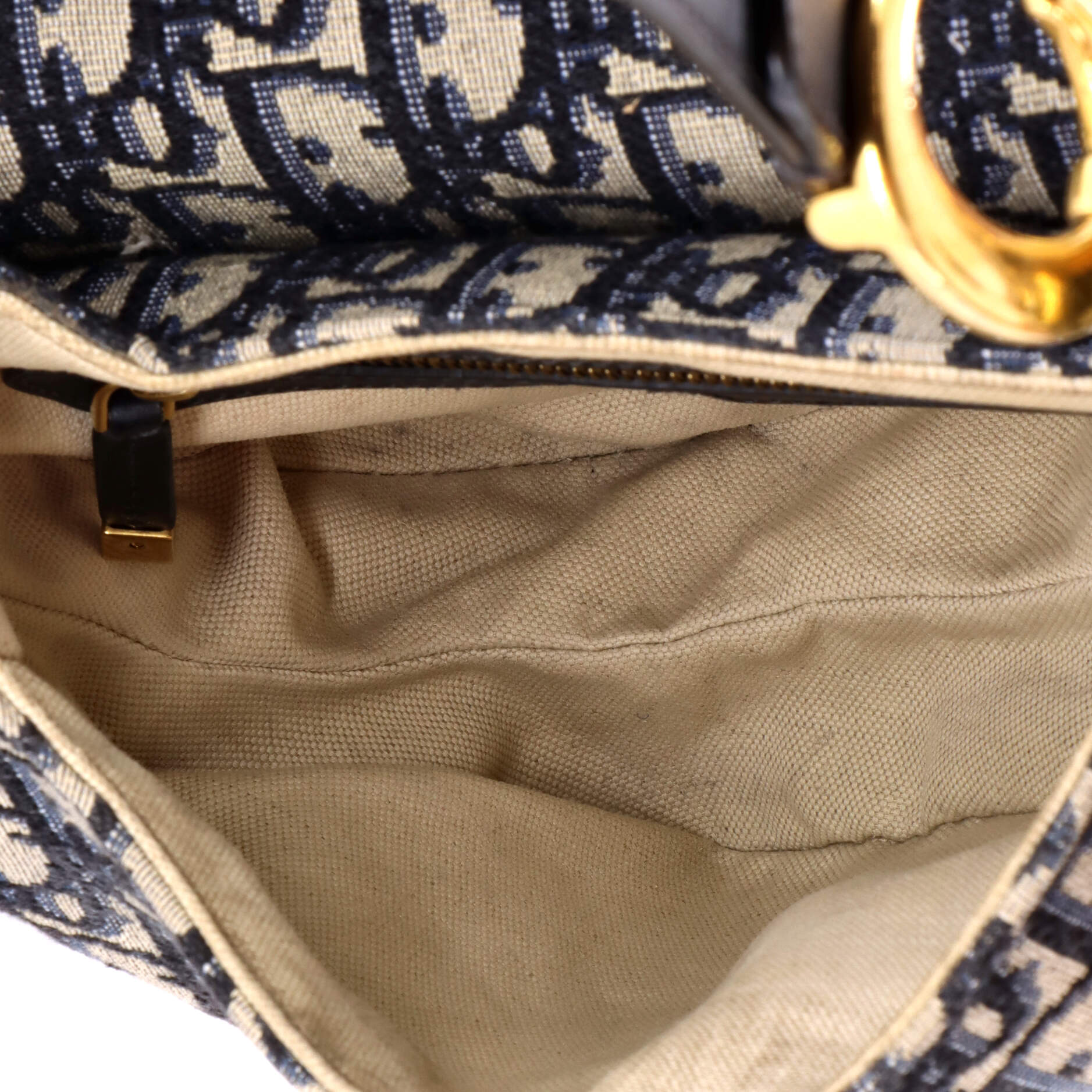 Saddle Handbag Oblique Canvas Medium - Image 5