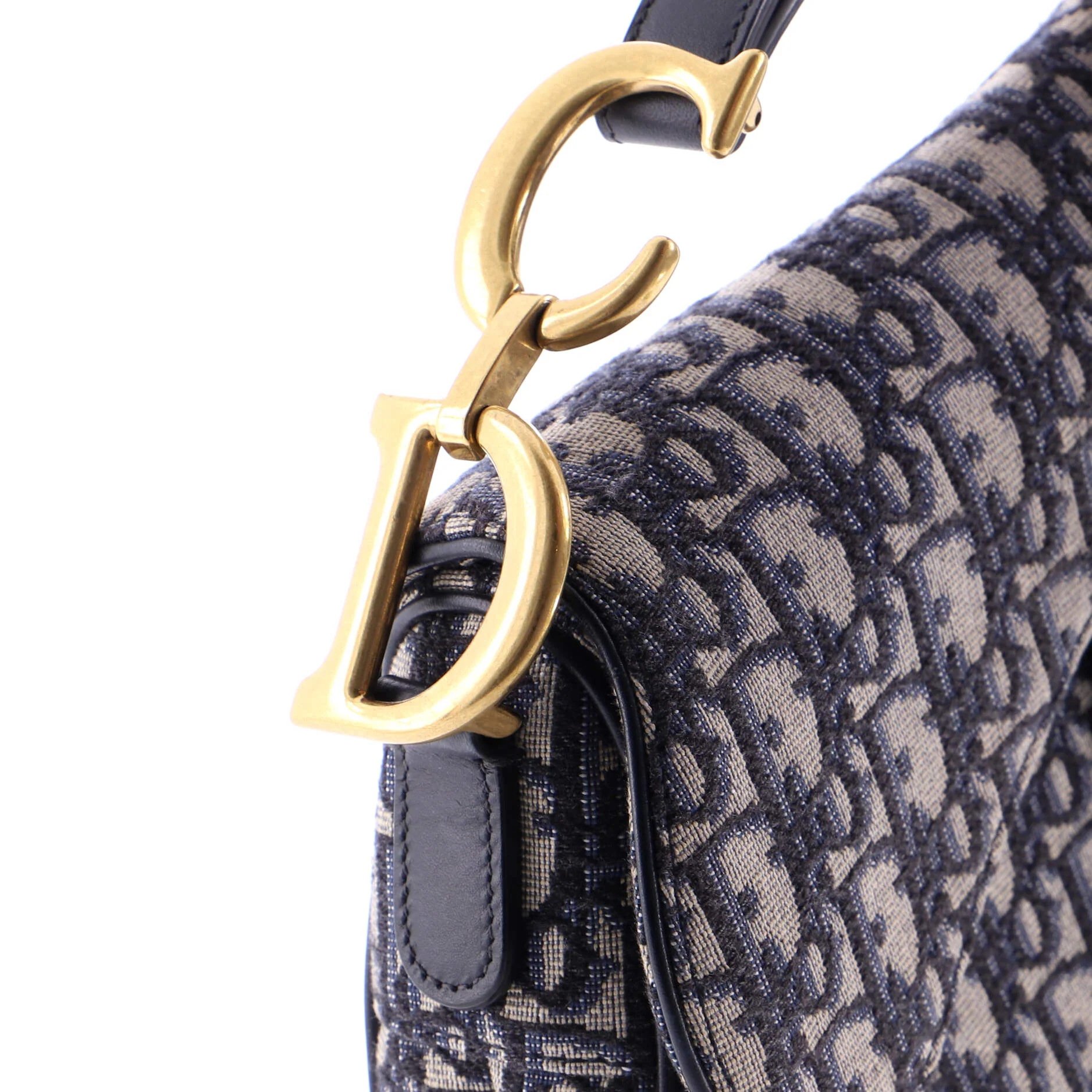 Saddle Handbag Oblique Canvas Medium - Image 7
