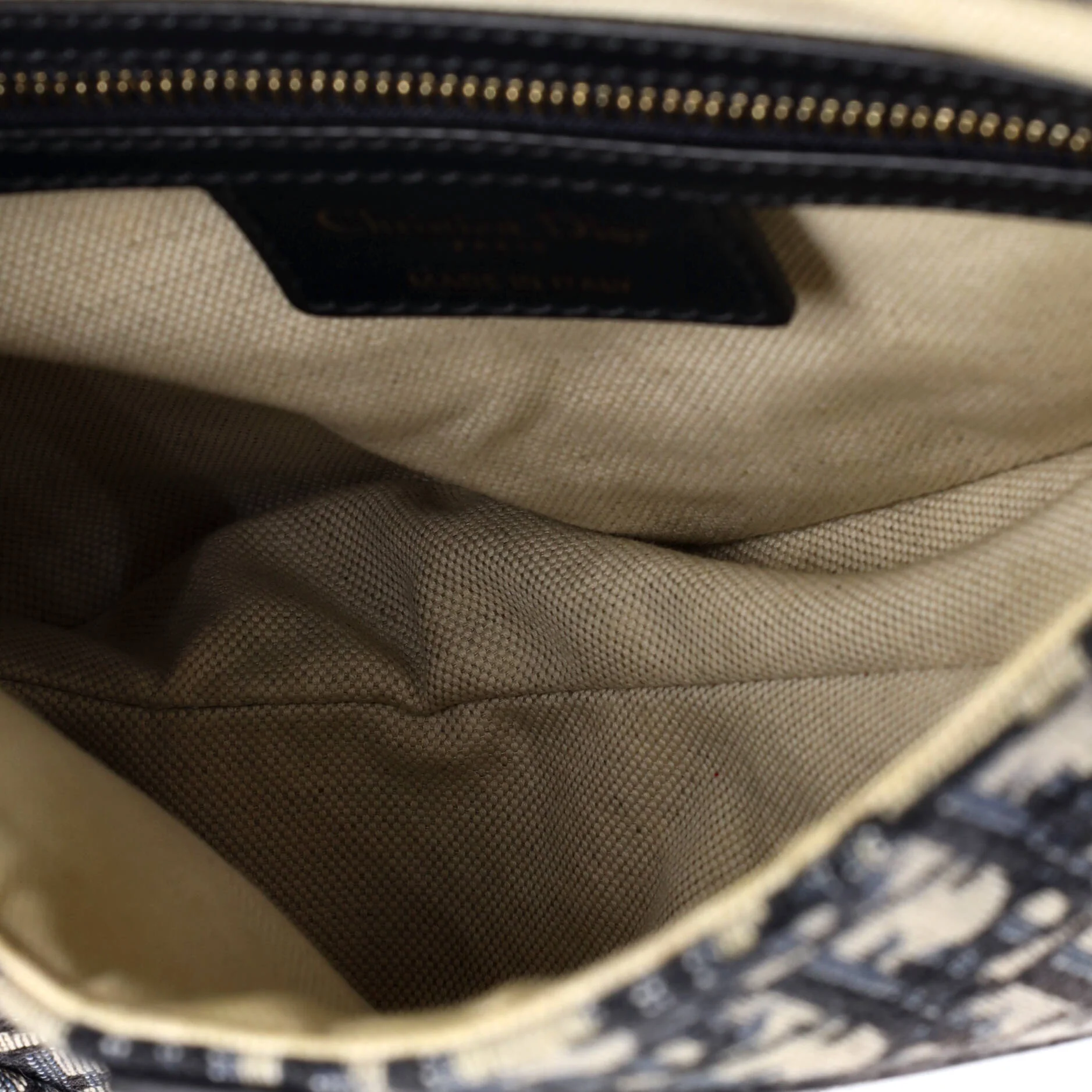 Saddle Handbag Oblique Canvas Medium - Image 5