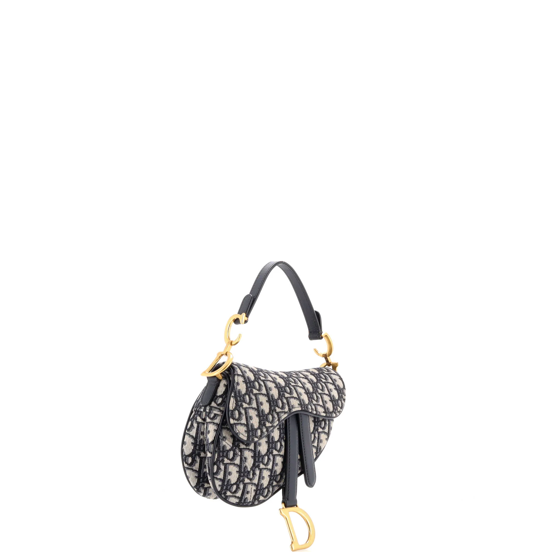 Saddle Handbag Oblique Canvas Mini - Image 2