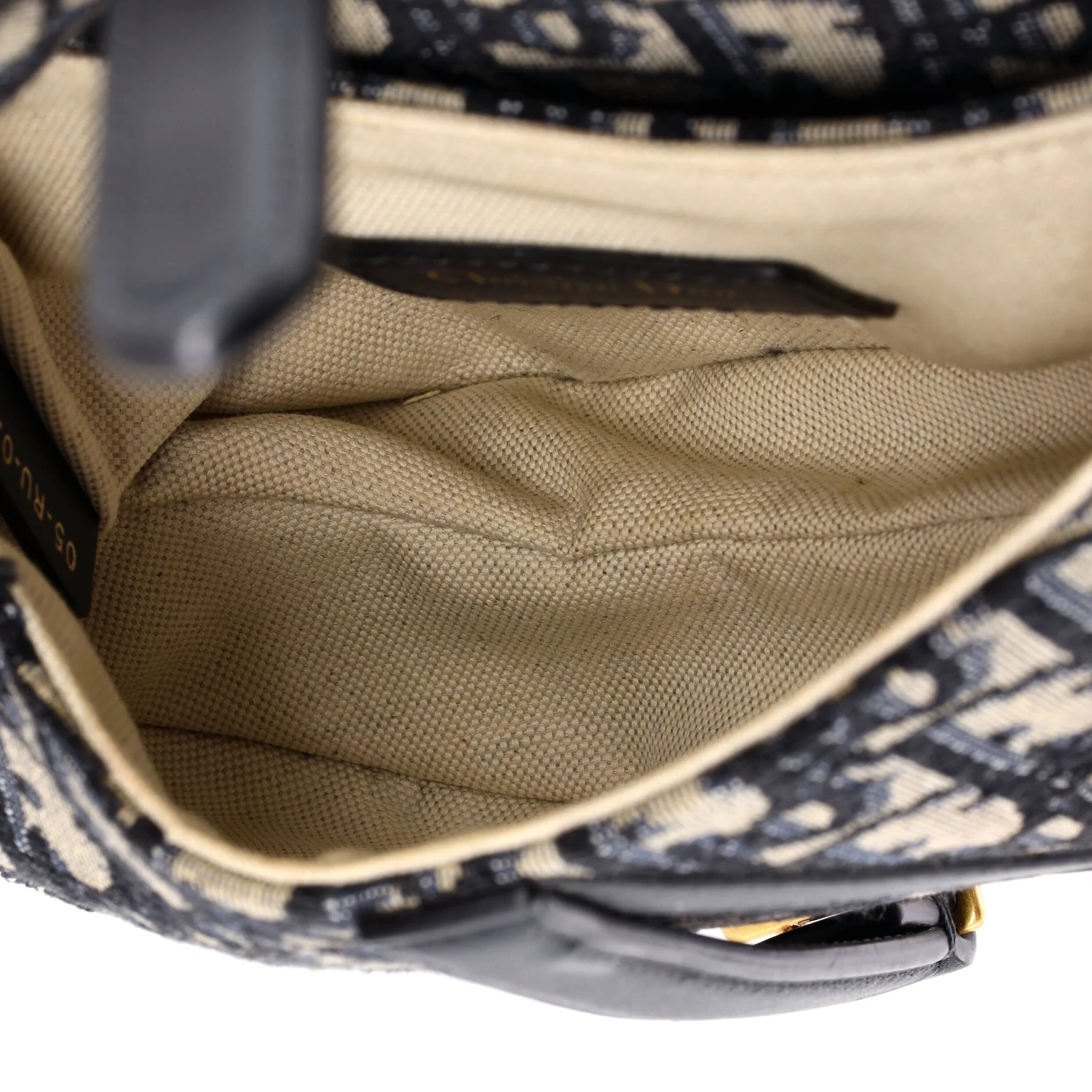 Saddle Handbag Oblique Canvas Mini - Image 5