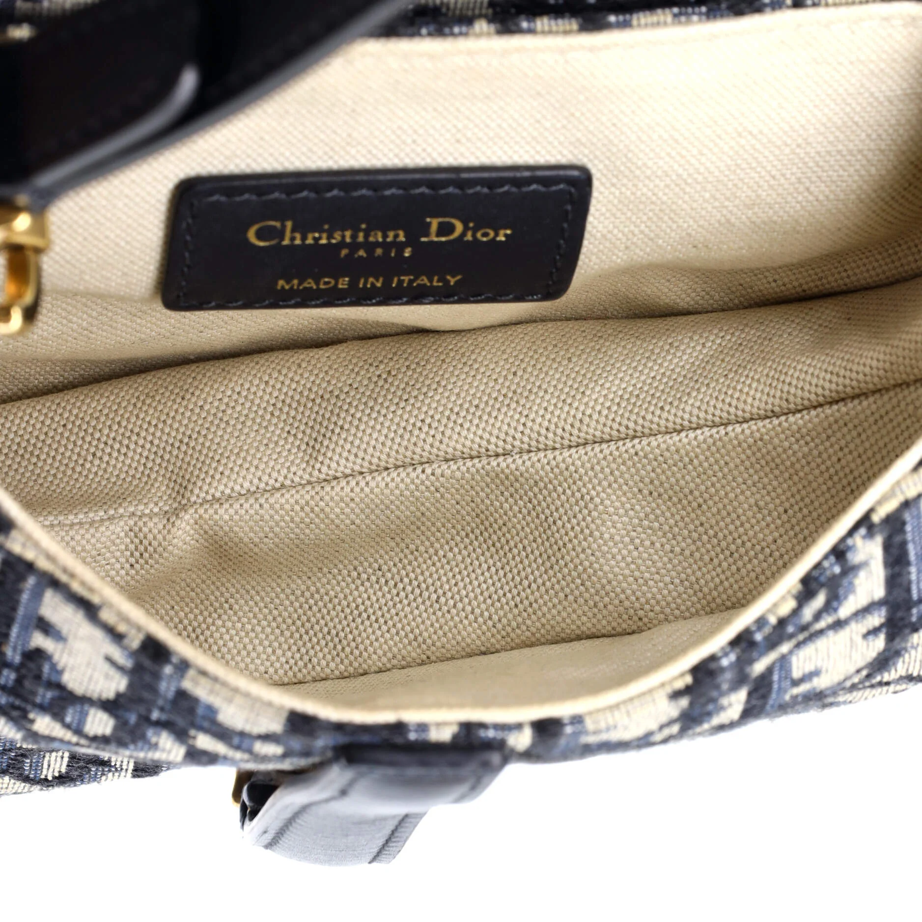 Saddle Handbag Oblique Canvas Mini - Image 5