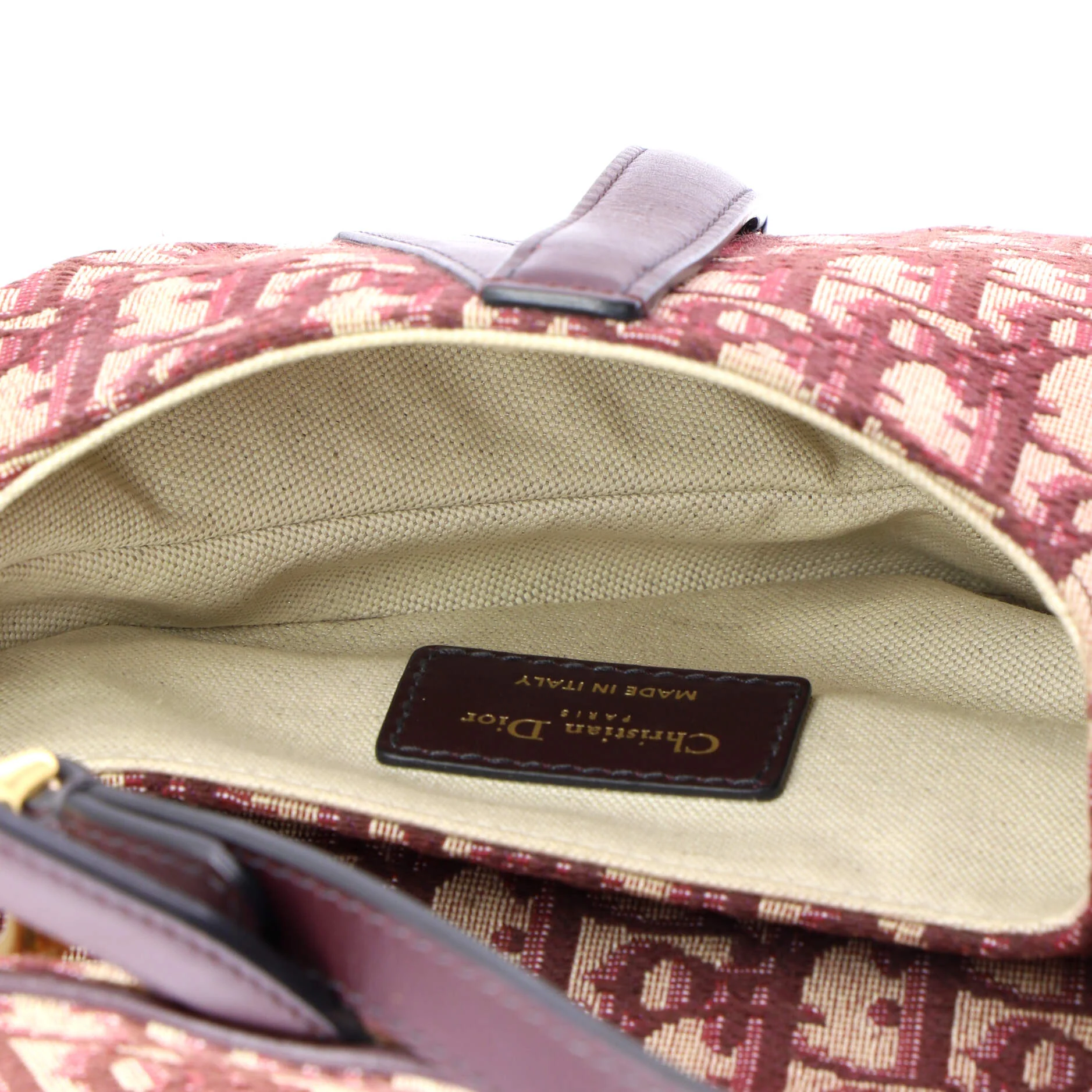 Saddle Handbag Oblique Canvas Mini - Image 5