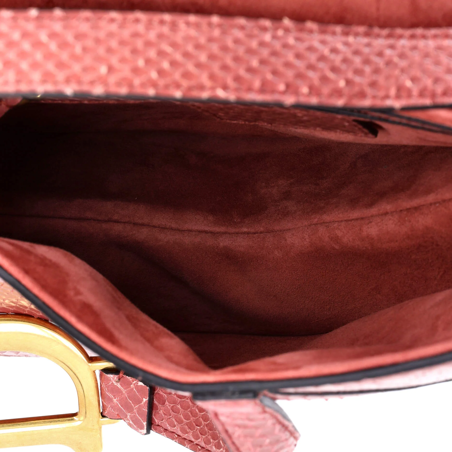Saddle Handbag Python Medium - Image 5