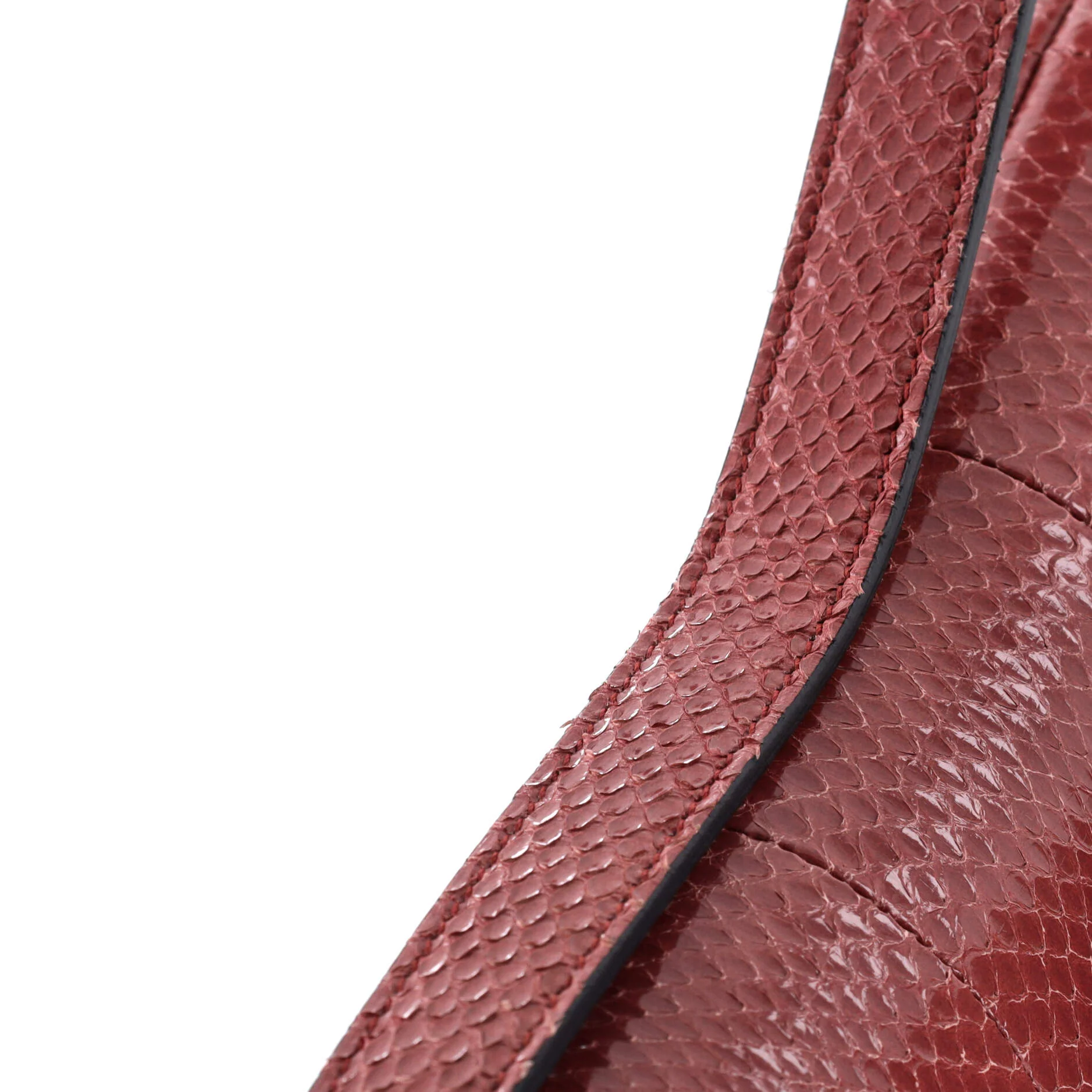 Saddle Handbag Python Medium - Image 6