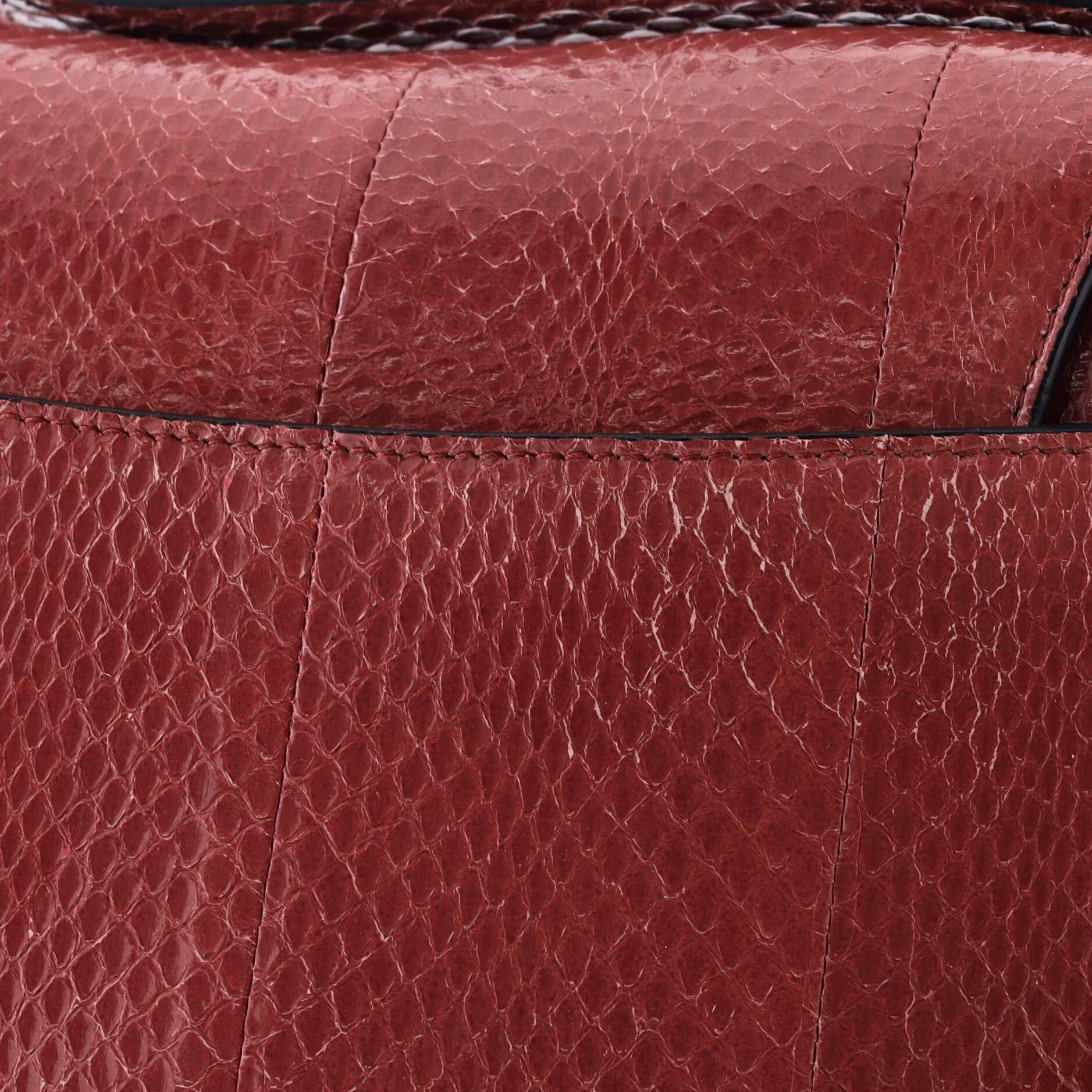 Saddle Handbag Python Medium - Image 7
